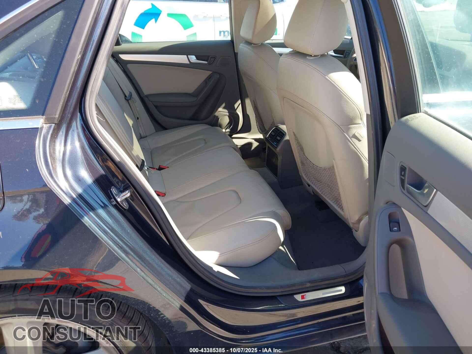 AUDI A4 2012 - WAUFFAFL9CA097212