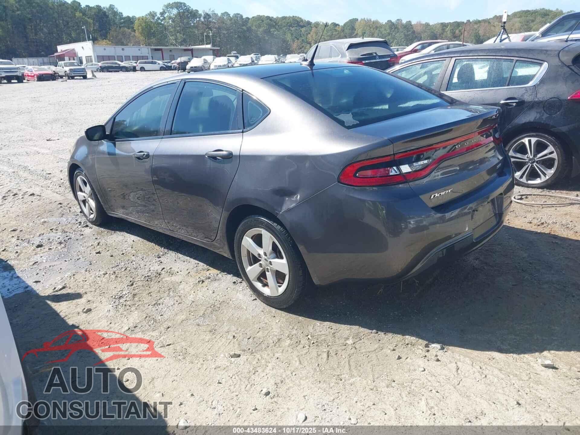 DODGE DART 2015 - 1C3CDFBB8FD199789