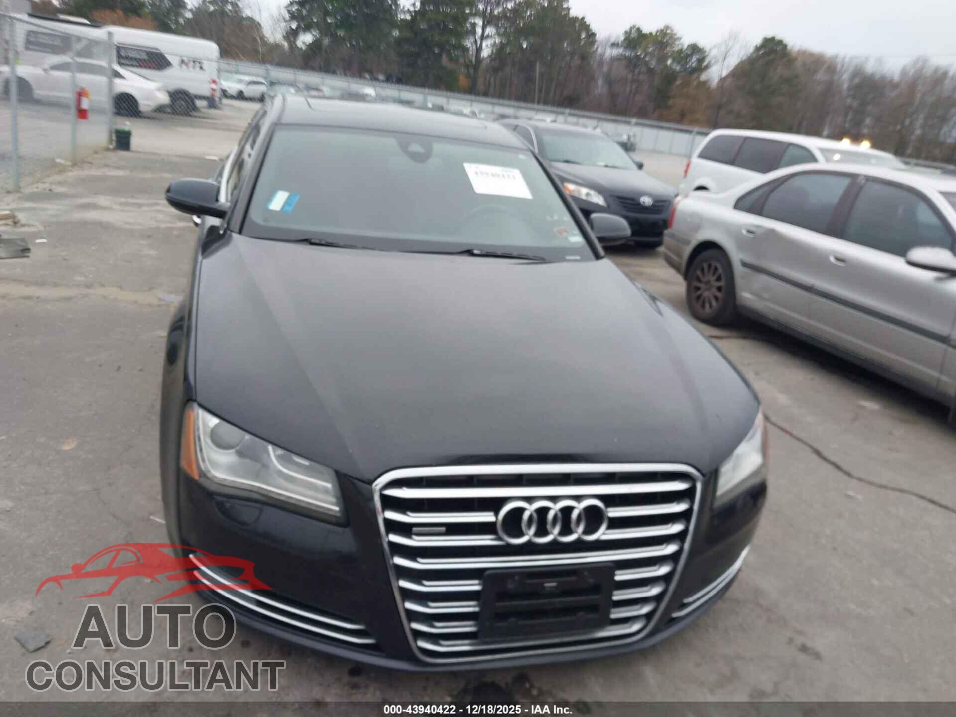 AUDI A8 L 2013 - WAURGAFD0DN004722