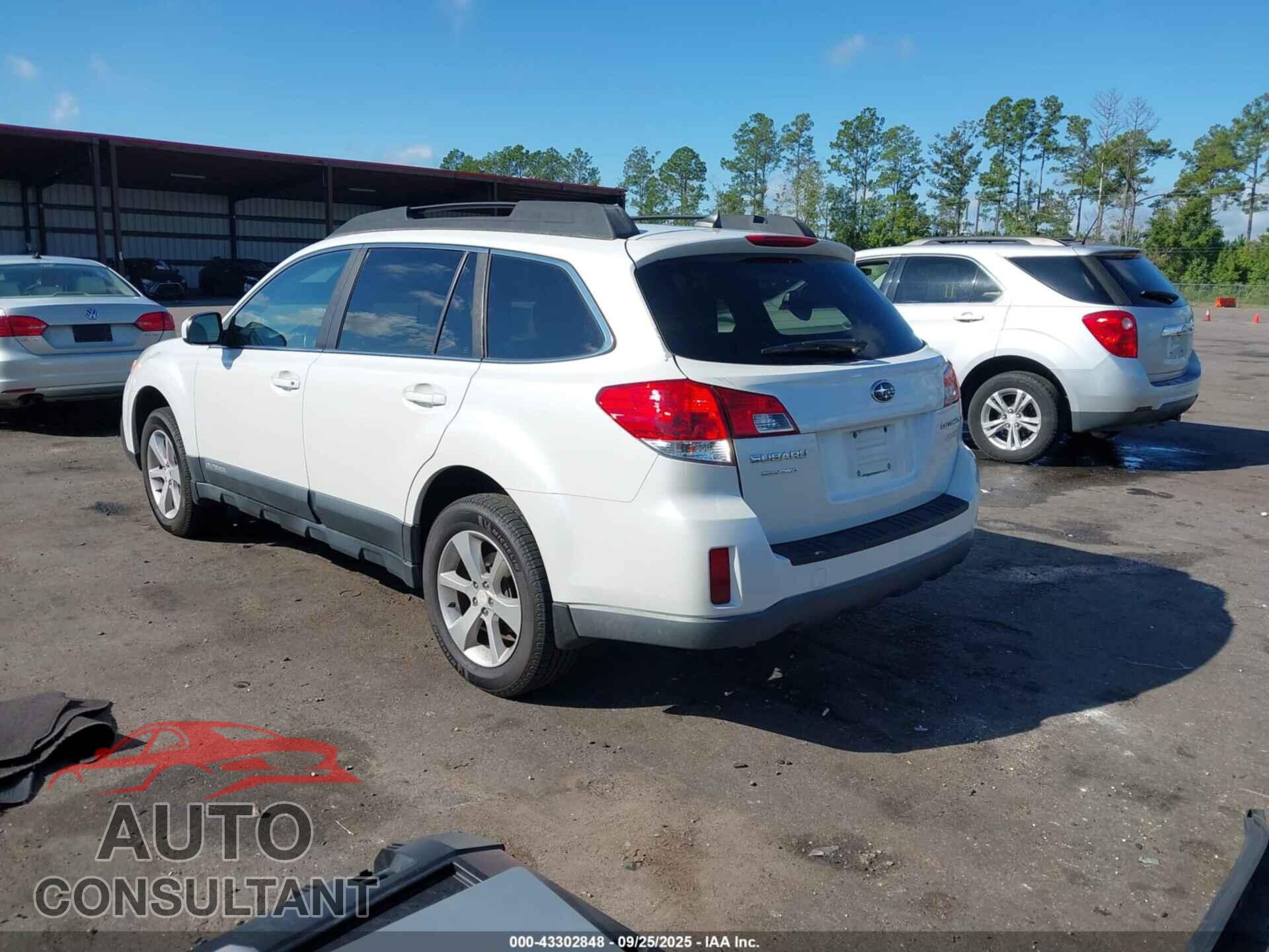 SUBARU OUTBACK 2014 - 4S4BRBCC8E3205129