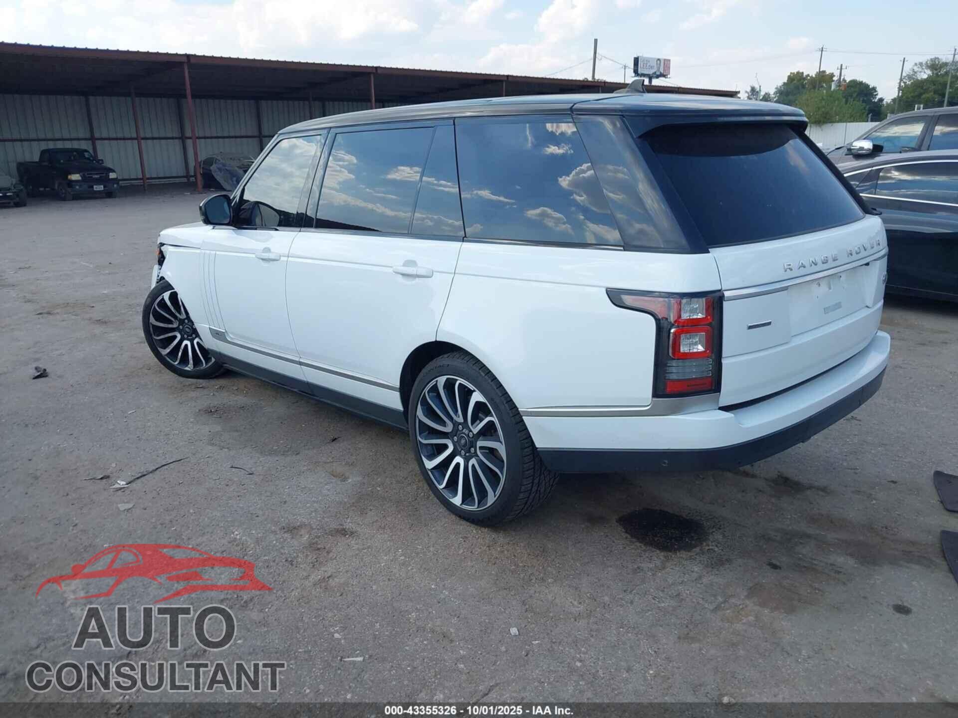 LAND ROVER RANGE ROVER 2016 - SALGS3EF3GA263152