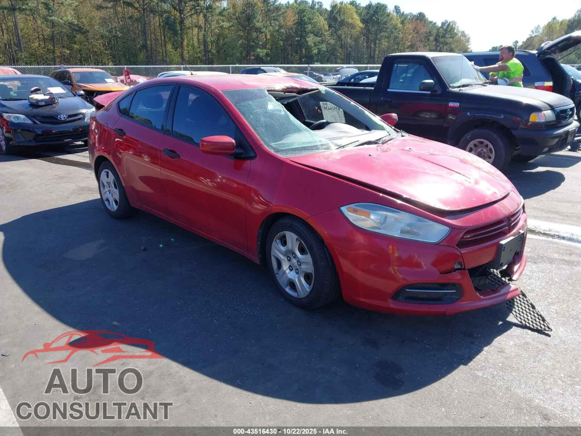 DODGE DART 2013 - 1C3CDFAA9DD178309