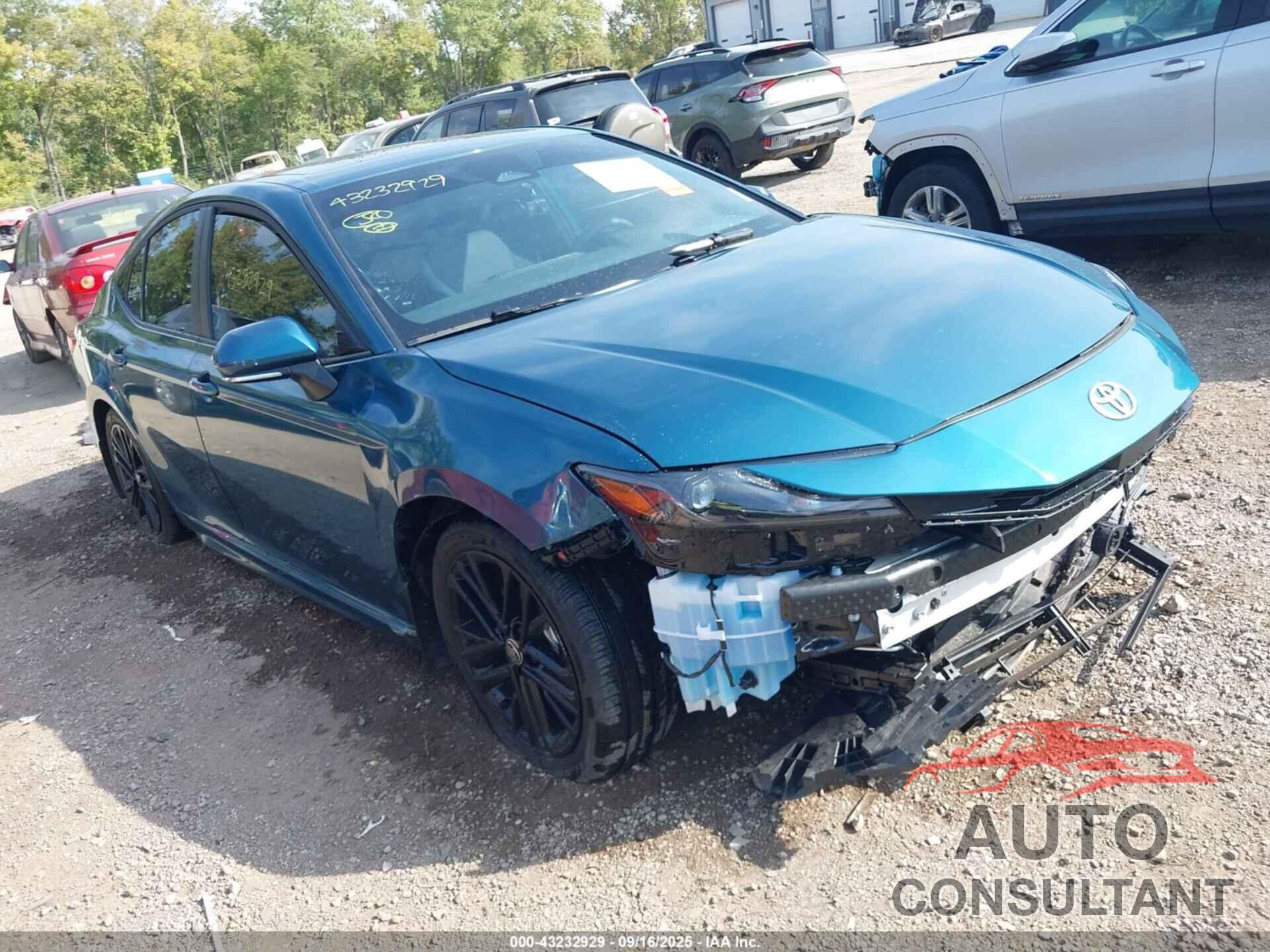 TOYOTA CAMRY 2025 - 4T1DAACK5SU168824