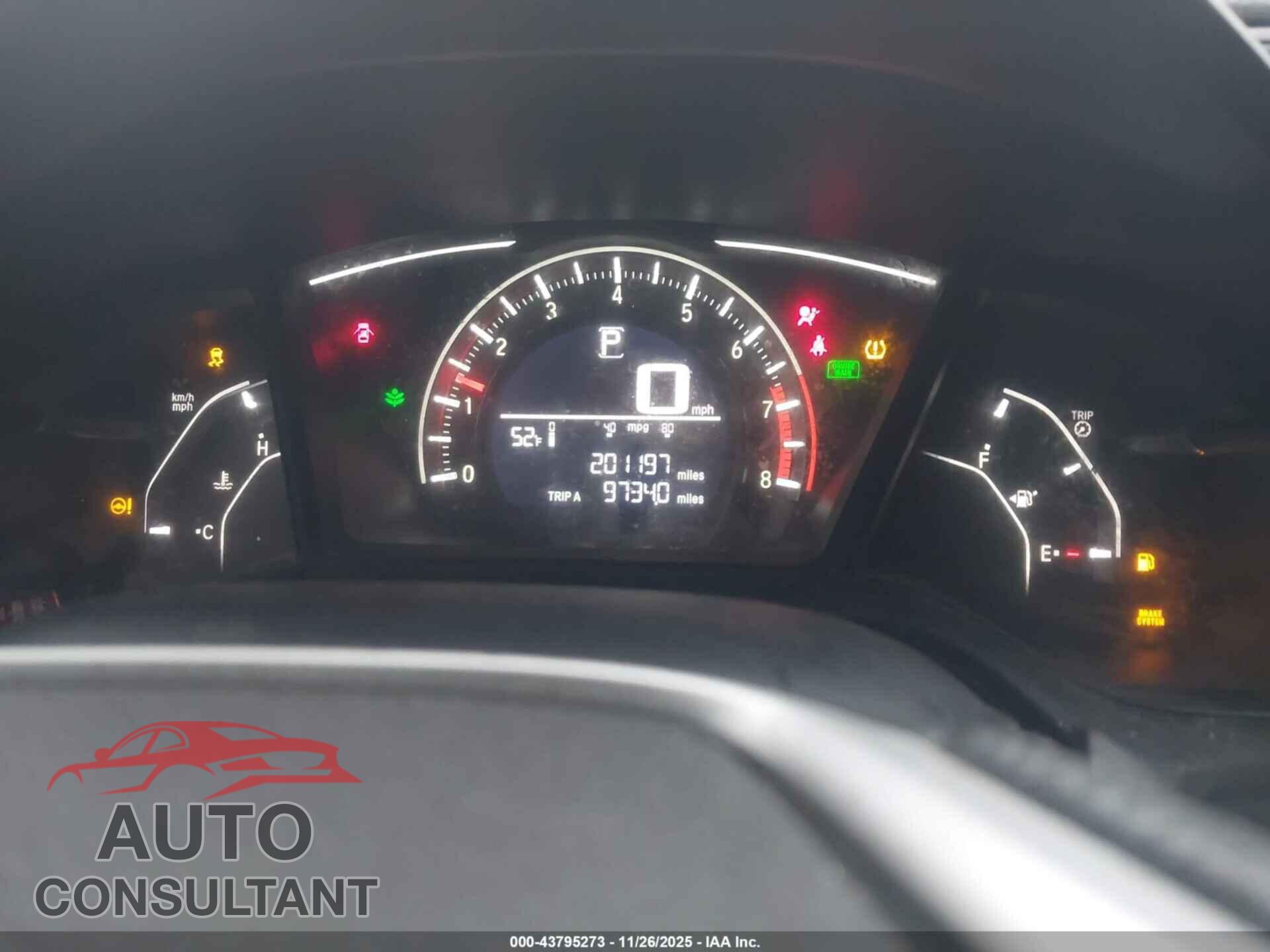 HONDA CIVIC 2017 - 2HGFC2F55HH529193