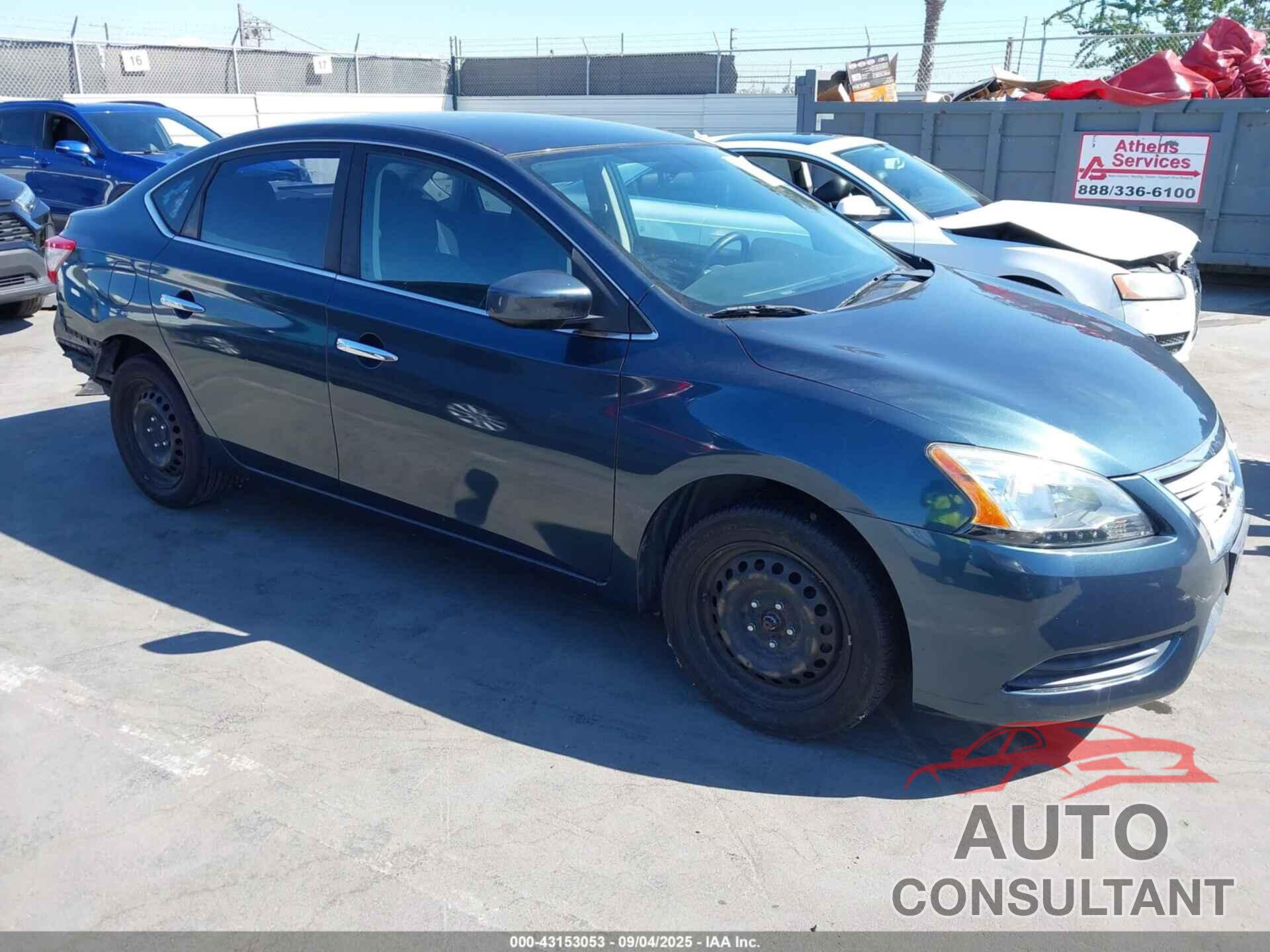 NISSAN SENTRA 2013 - 3N1AB7APXDL791863