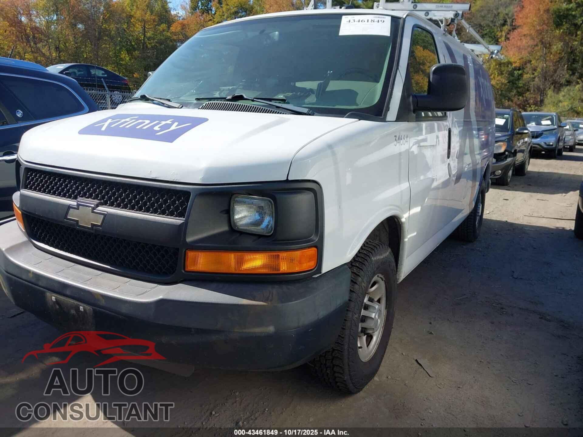 CHEVROLET EXPRESS 2500 2015 - 1GCWGFCF5F1168437