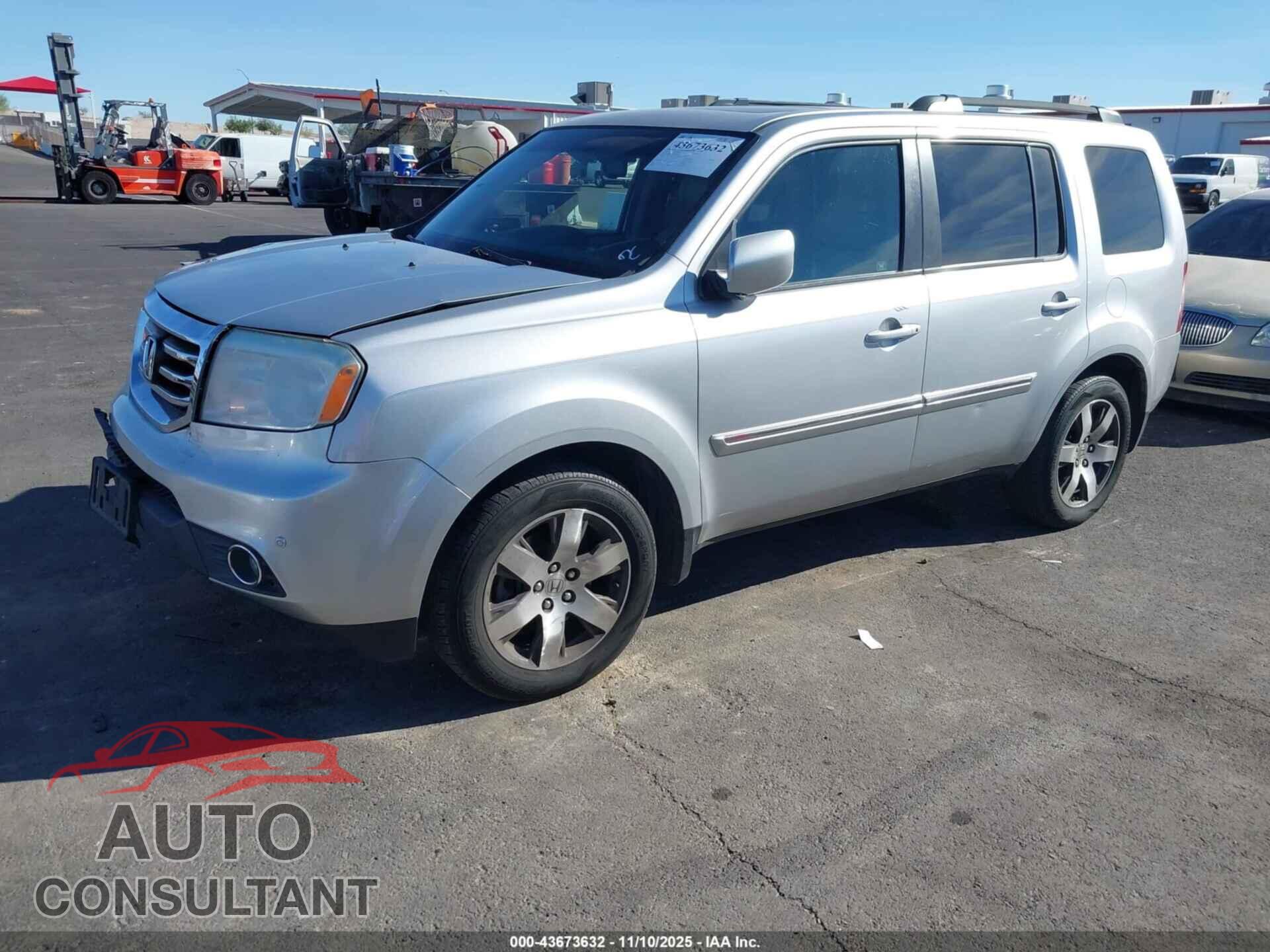 HONDA PILOT 2012 - 5FNYF4H93CB018929