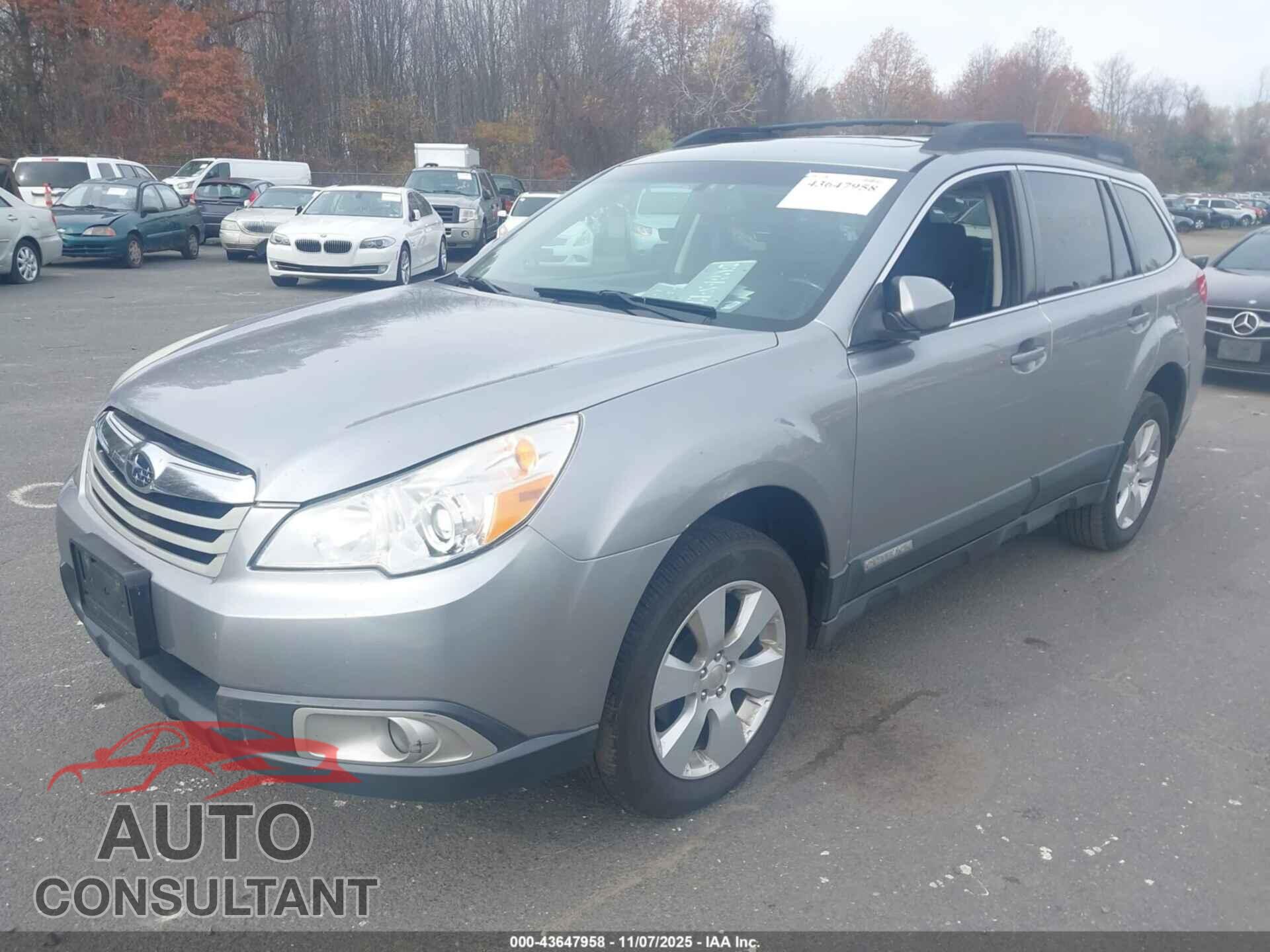 SUBARU OUTBACK 2011 - 4S4BRBGC5B3353809