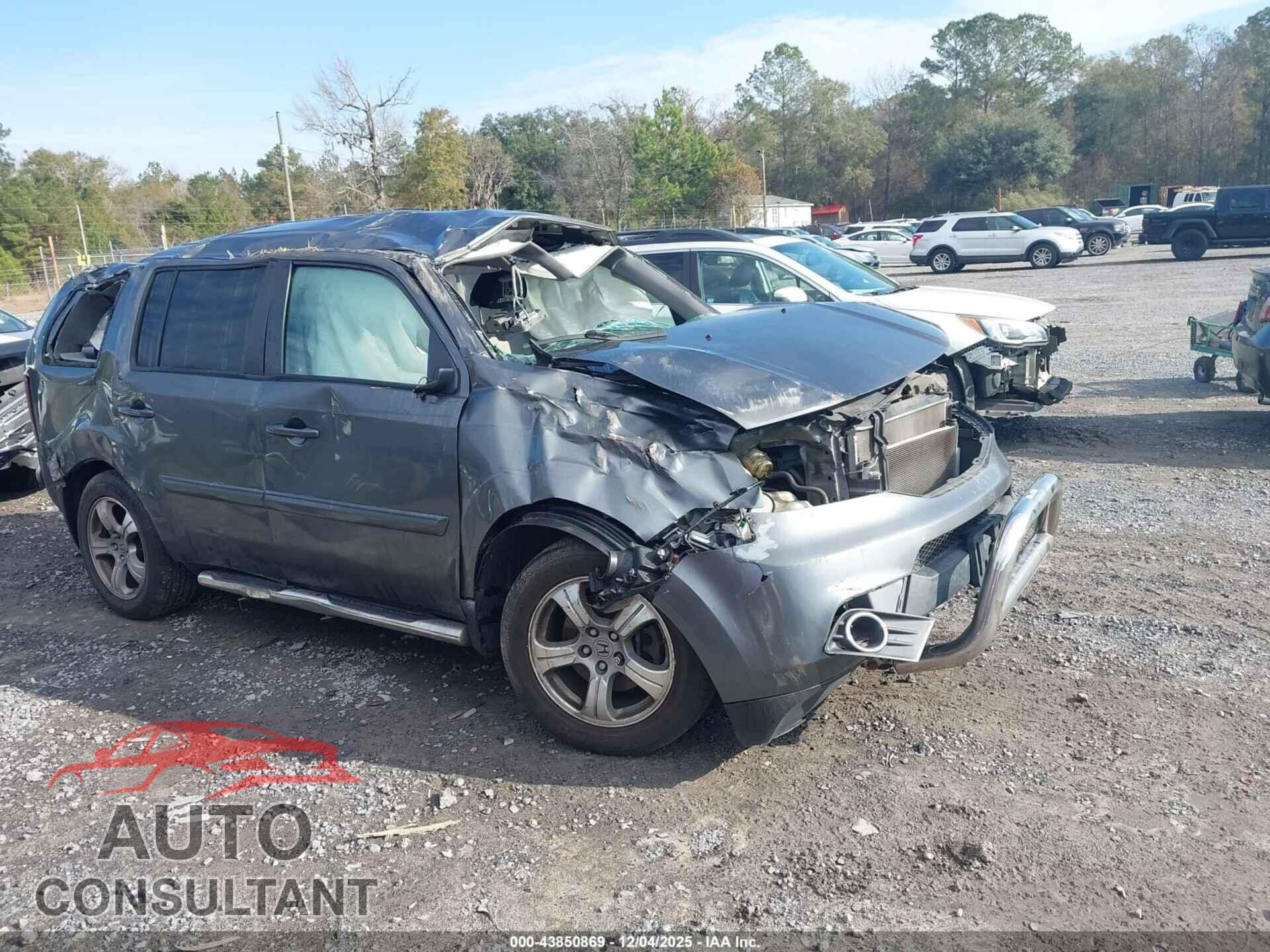 HONDA PILOT 2012 - 5FNYF4H46CB022395