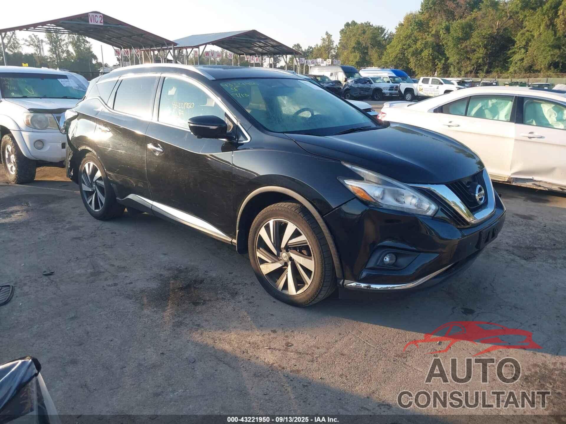 NISSAN MURANO 2015 - 5N1AZ2MH4FN235966