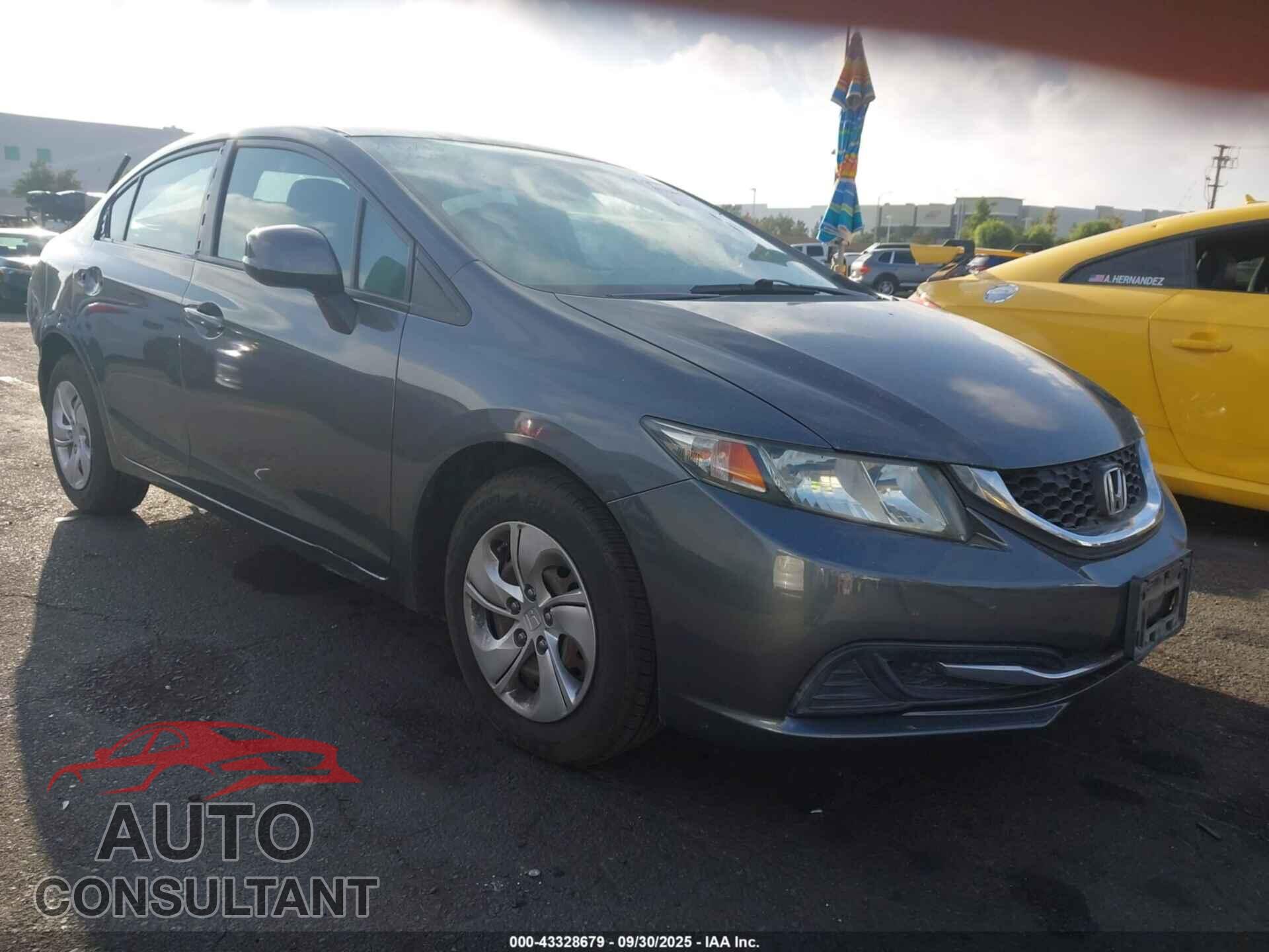 HONDA CIVIC 2013 - 2HGFB2F5XDH582971