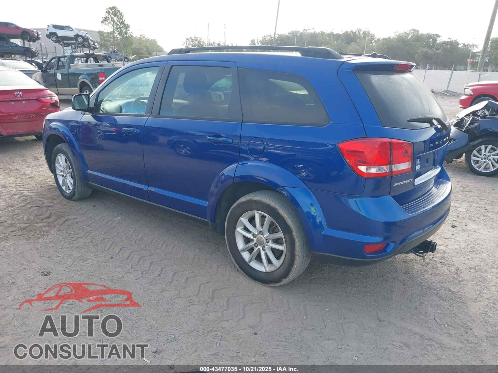 DODGE JOURNEY 2015 - 3C4PDCBG8FT743225