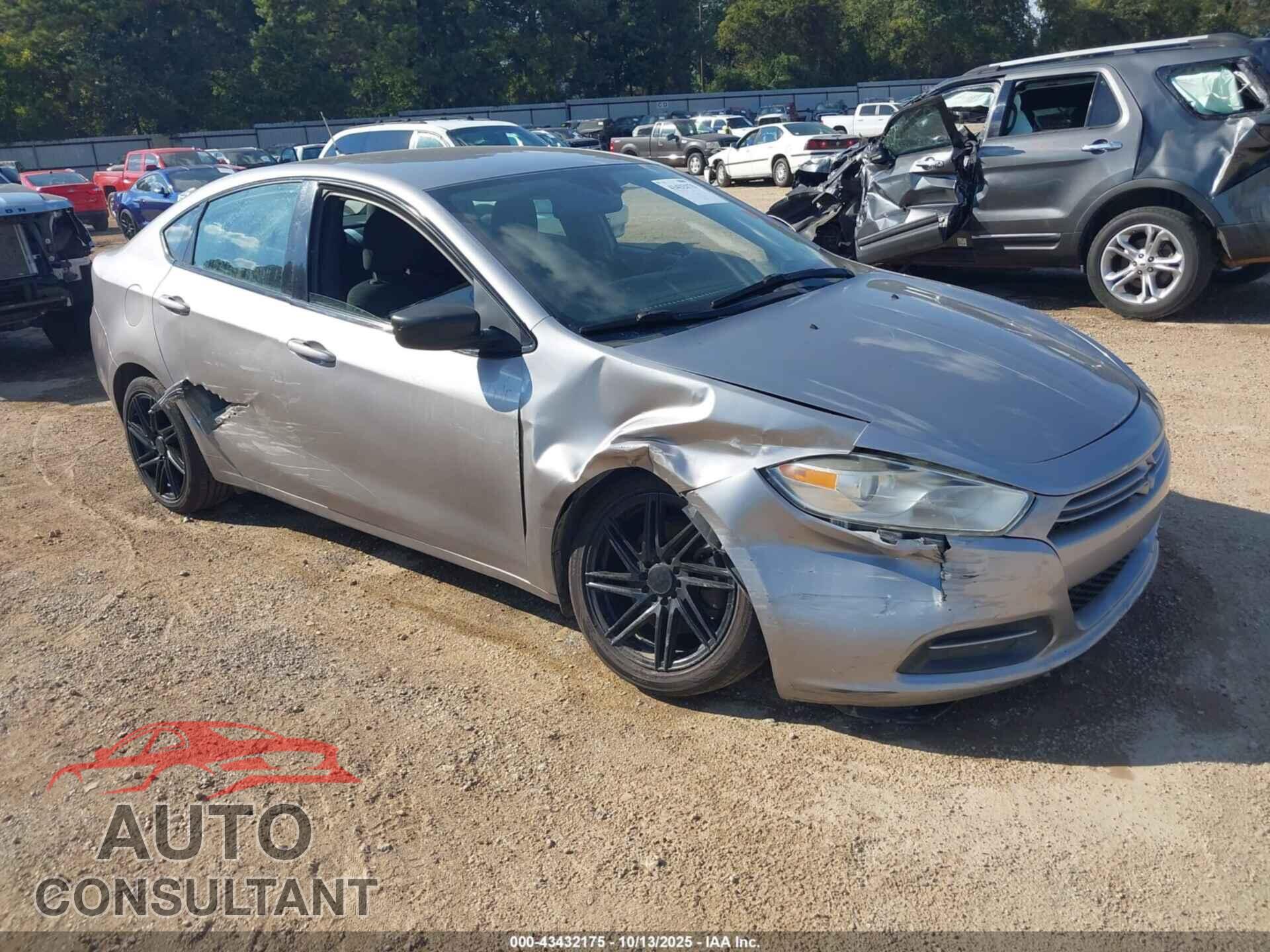DODGE DART 2016 - 1C3CDFAA7GD644310