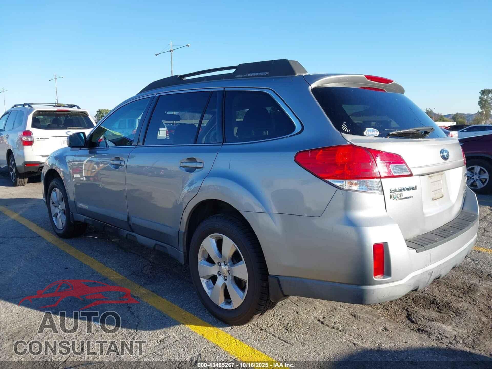 SUBARU OUTBACK 2011 - 4S4BRBCC1B3378258