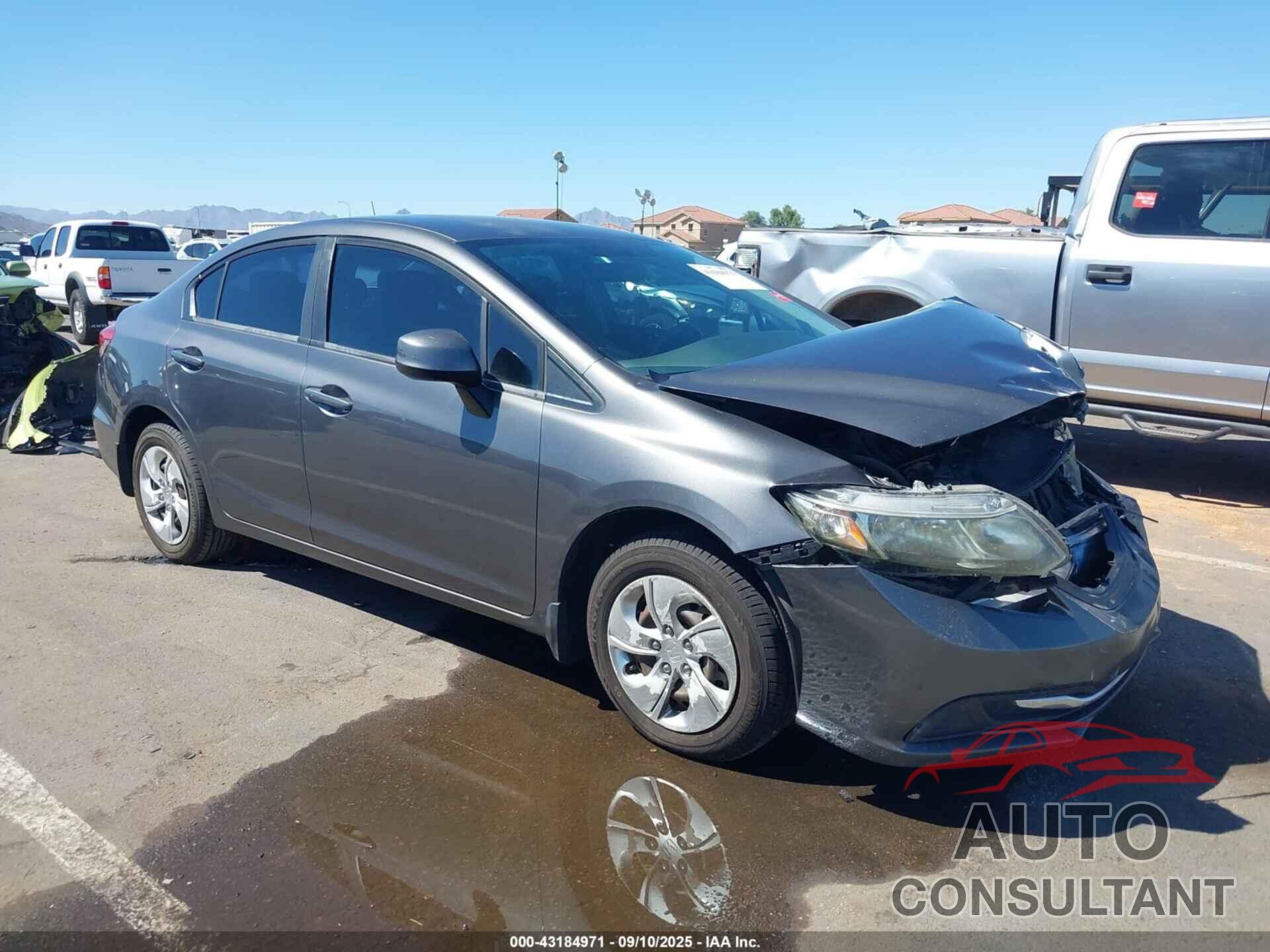HONDA CIVIC 2013 - 2HGFB2F53DH544661
