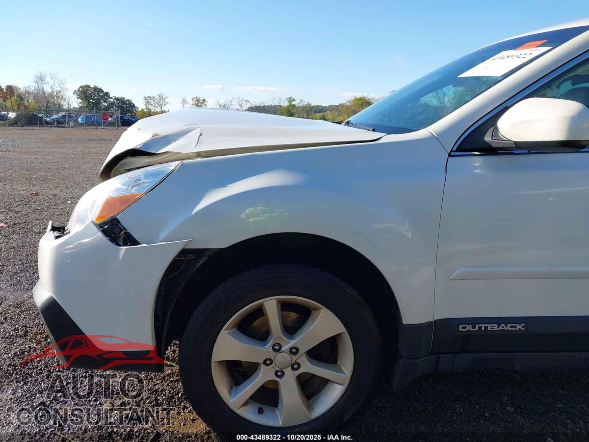 SUBARU OUTBACK 2014 - 4S4BRBDC4E3326383