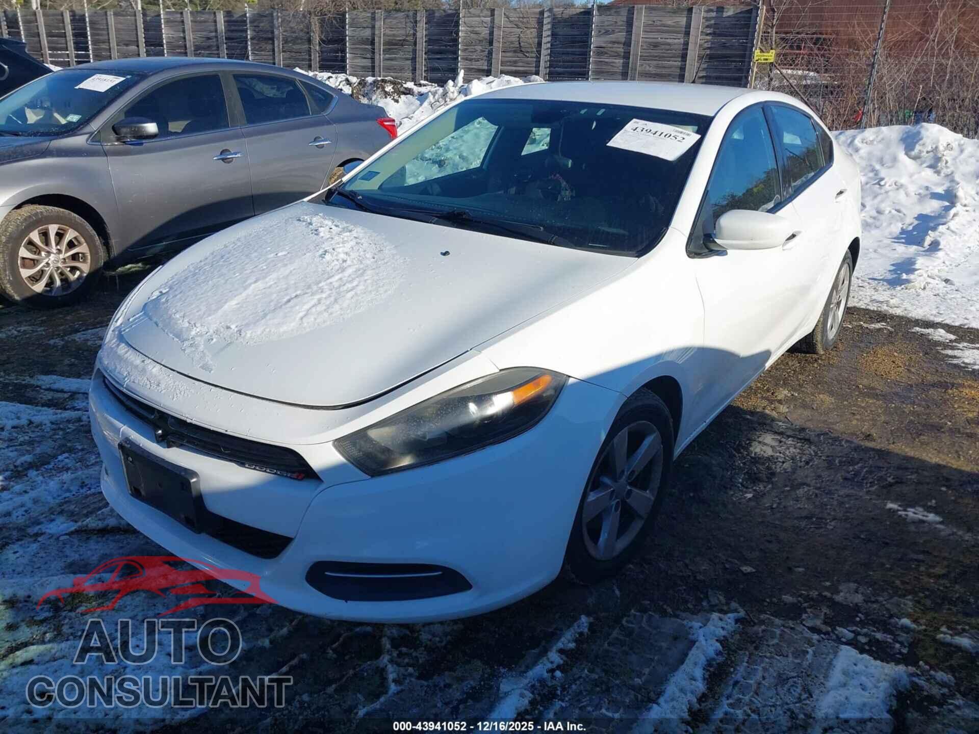 DODGE DART 2015 - 1C3CDFBB9FD128651