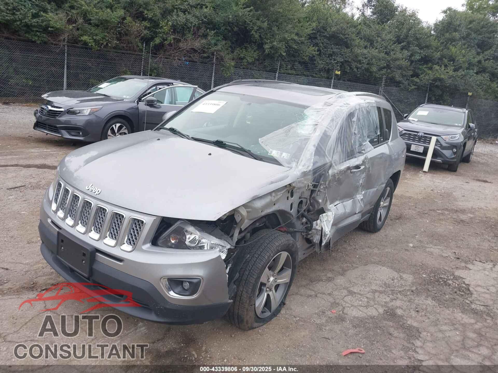 JEEP COMPASS 2017 - 1C4NJDEBXHD126729