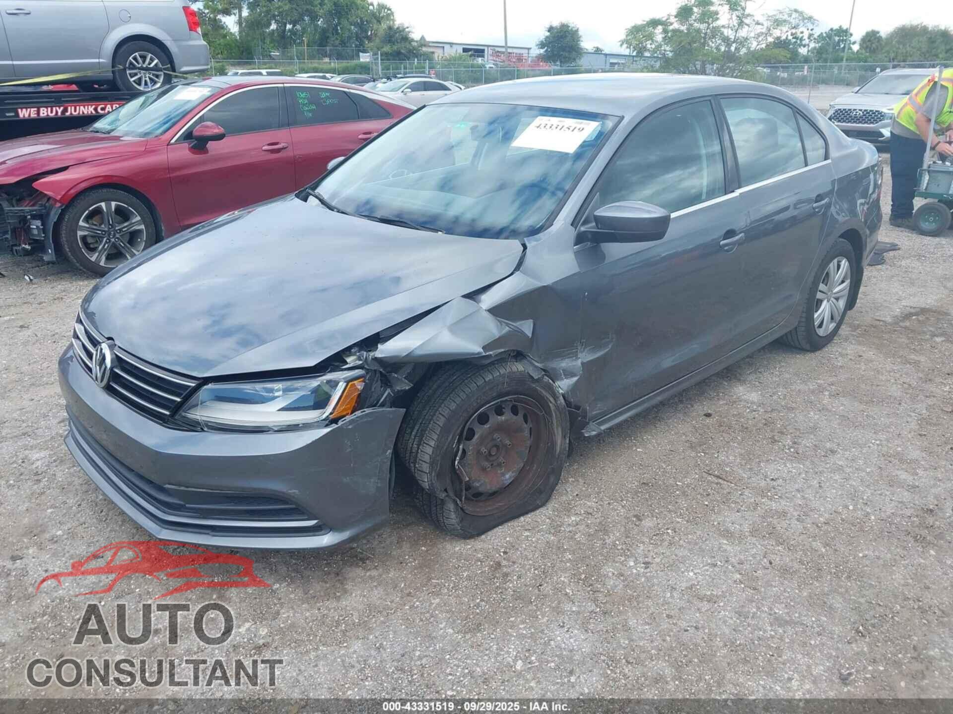 VOLKSWAGEN JETTA 2017 - 3VW2B7AJ1HM292329