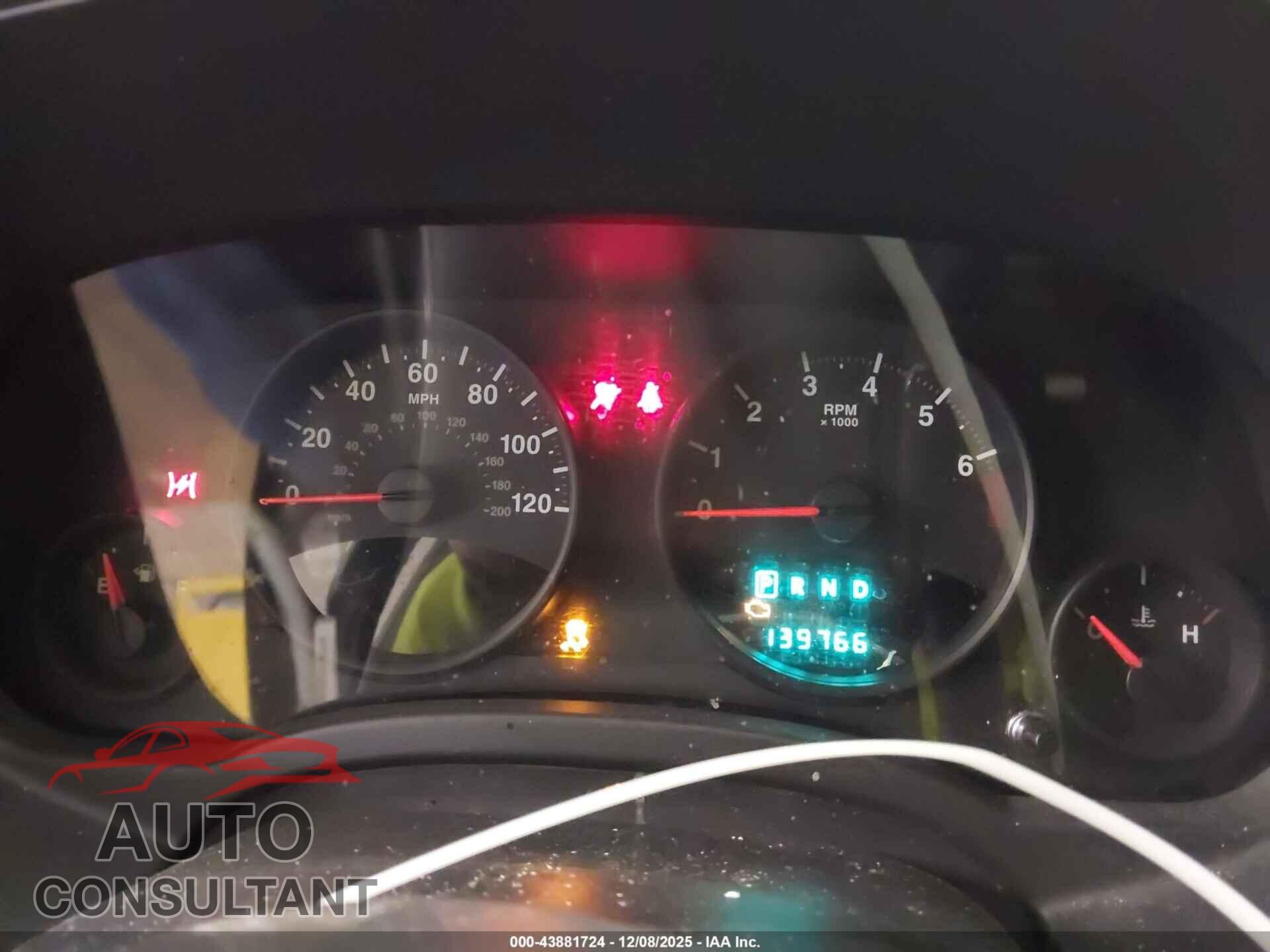 JEEP COMPASS 2011 - 1J4NF1FB2BD216666