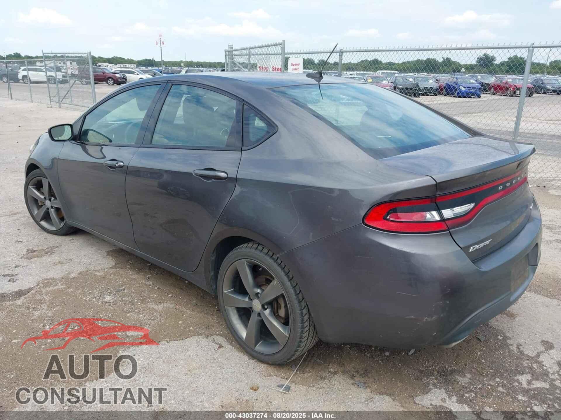 DODGE DART 2015 - 1C3CDFEBXFD181743