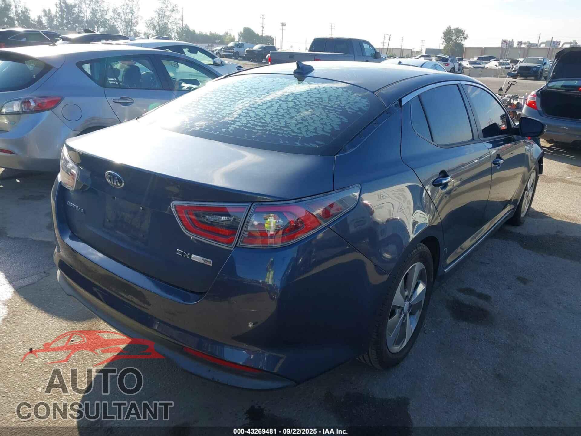 KIA OPTIMA HYBRID 2014 - KNAGN4AD4E5065577