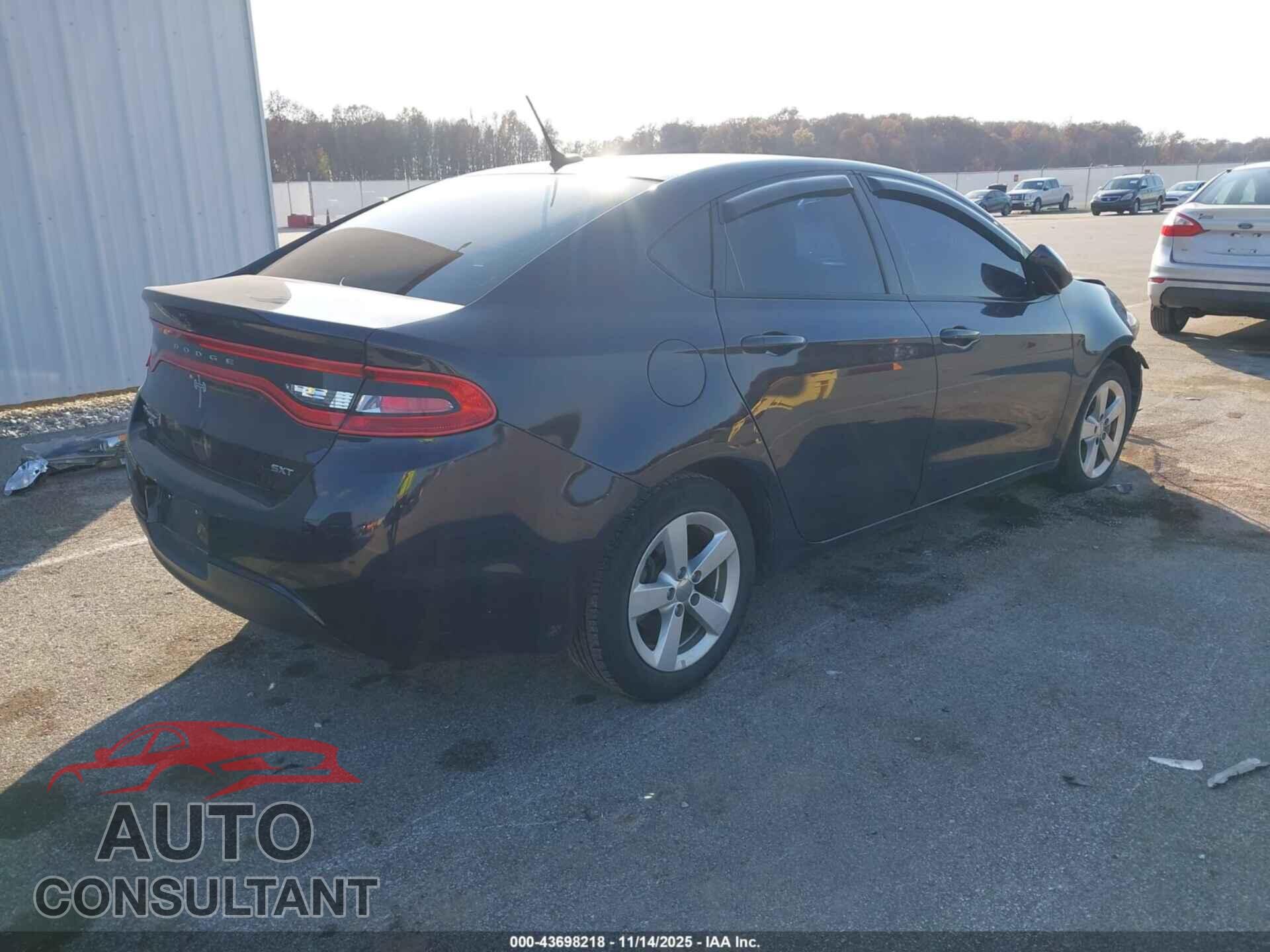 DODGE DART 2016 - 1C3CDFBB8GD770442