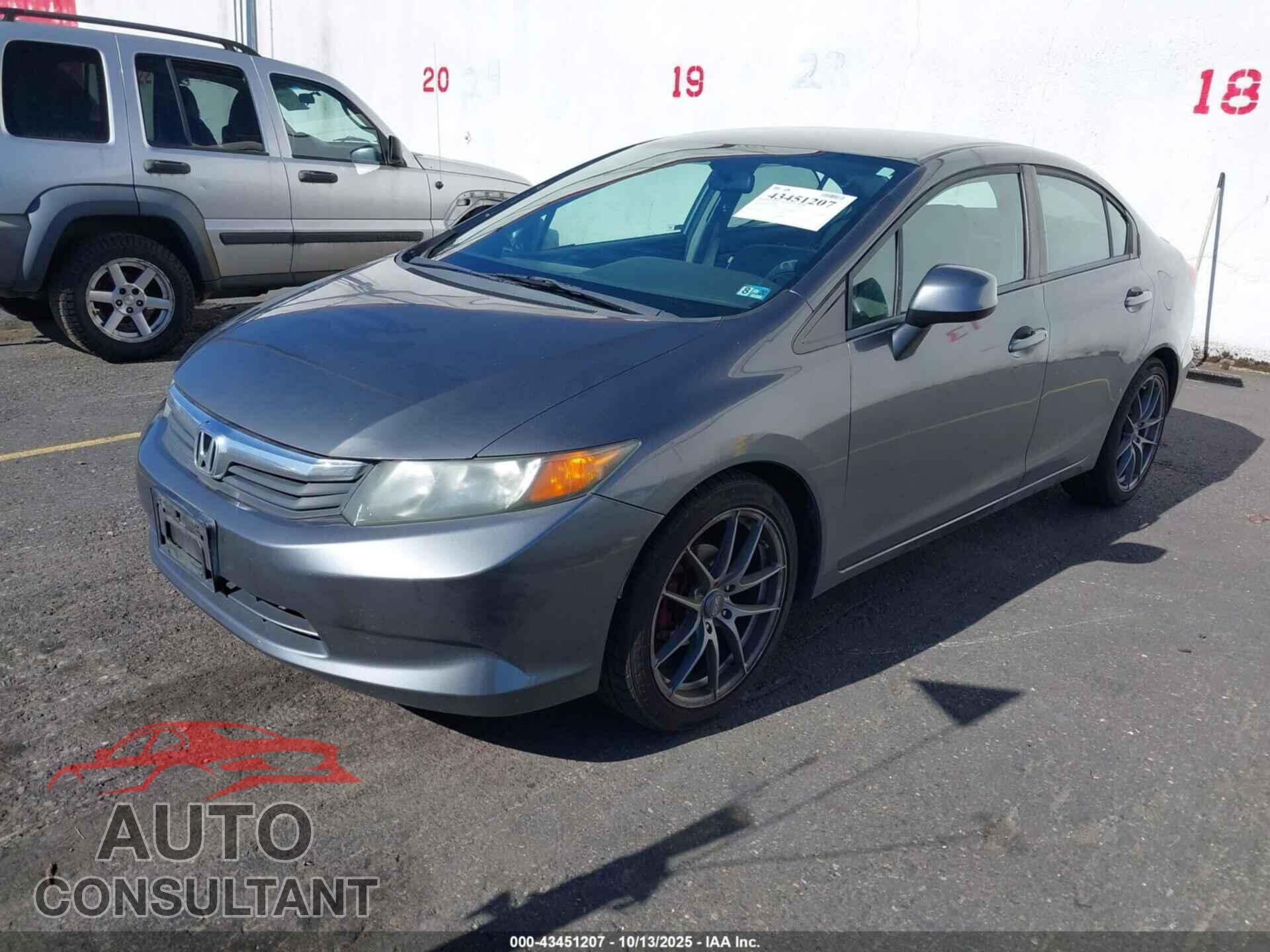 HONDA CIVIC 2012 - 2HGFB2F6XCH321525