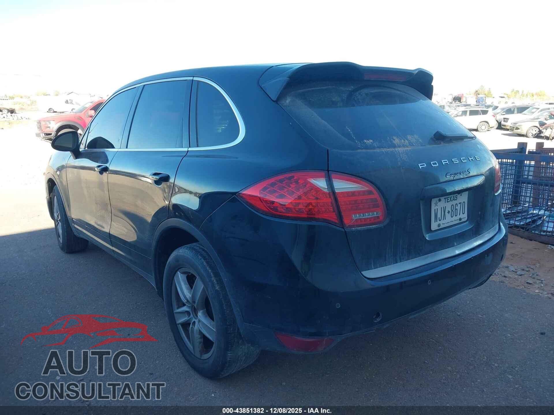 PORSCHE CAYENNE 2012 - WP1AB2A26CLA41700