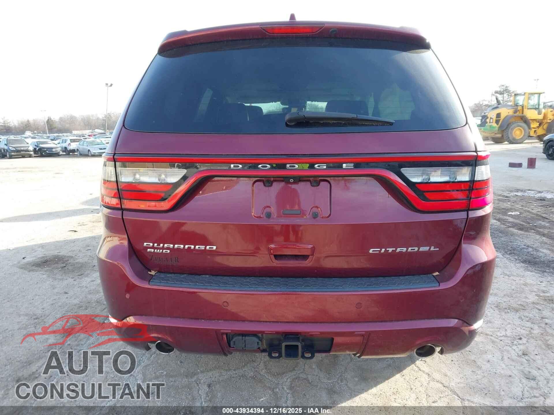 DODGE DURANGO 2017 - 1C4RDJEG3HC691641