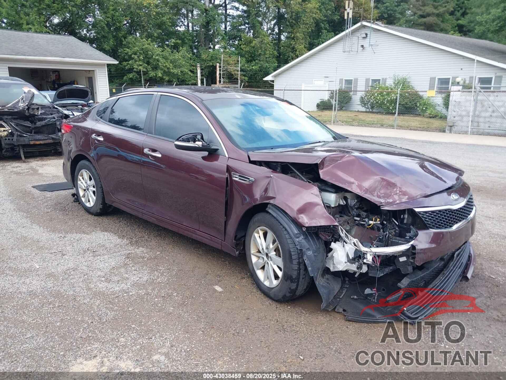 KIA OPTIMA 2016 - 5XXGT4L34GG056096