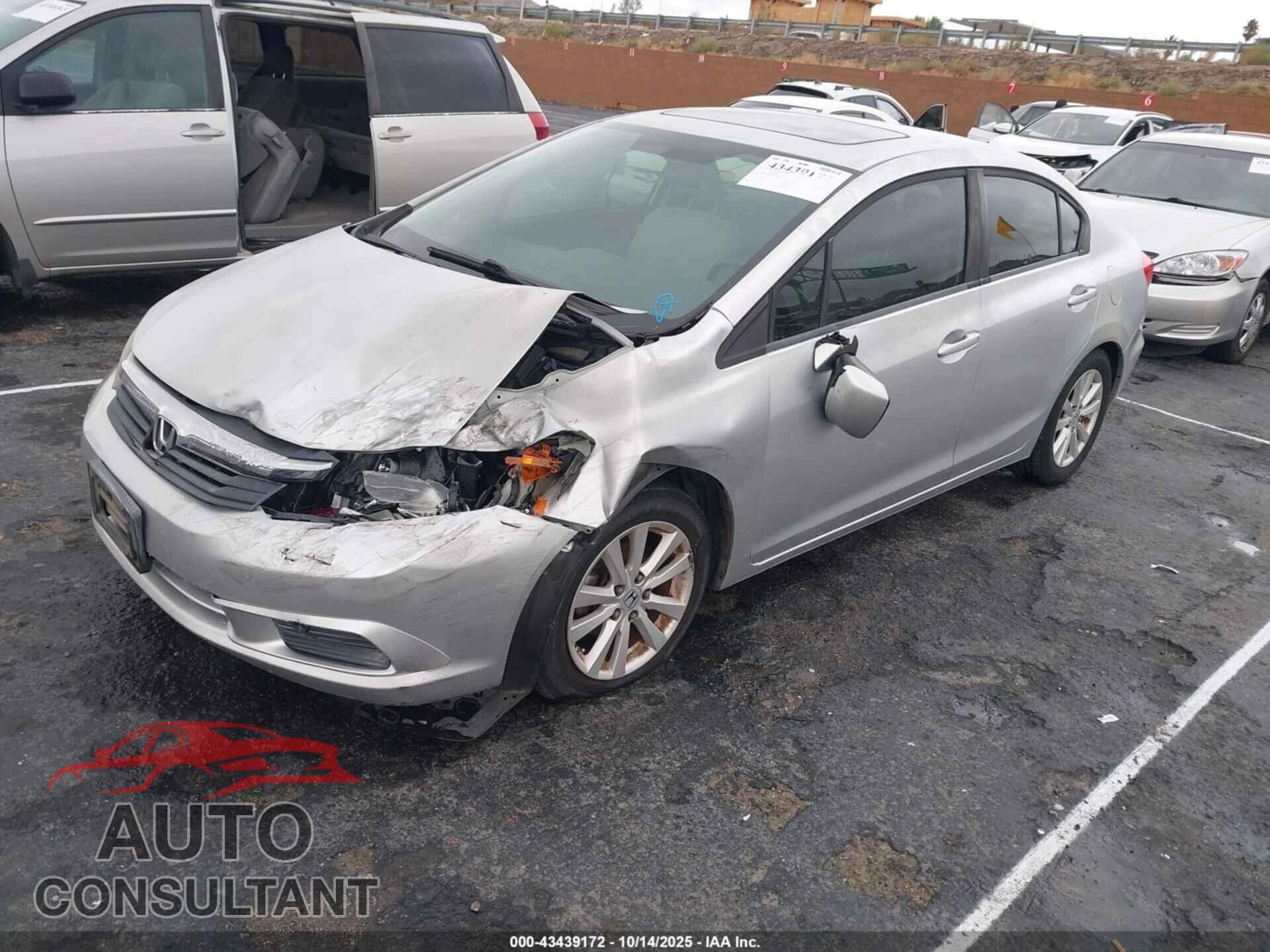 HONDA CIVIC 2012 - 2HGFB2F8XCH301485