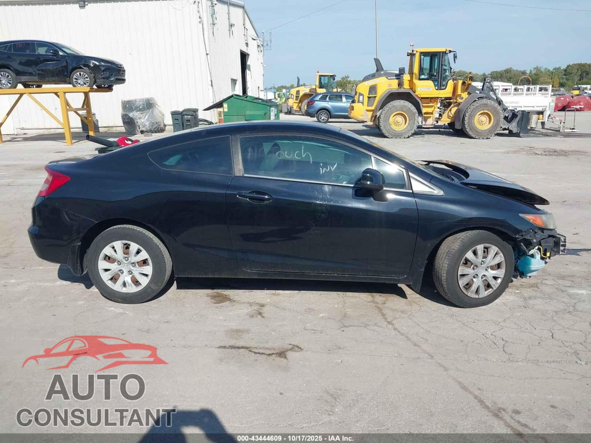 HONDA CIVIC 2012 - 2HGFG3B57CH534534