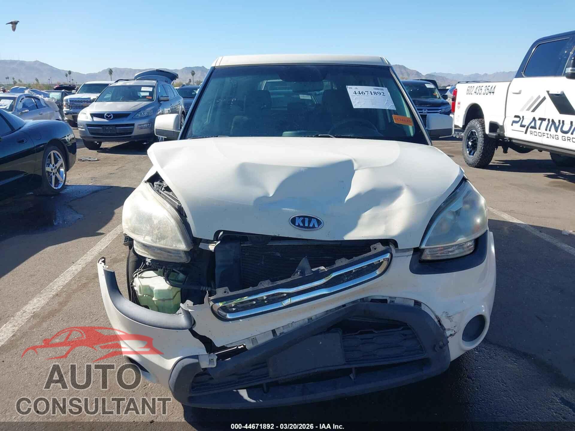 KIA SOUL 2012 - KNDJT2A56C7475357