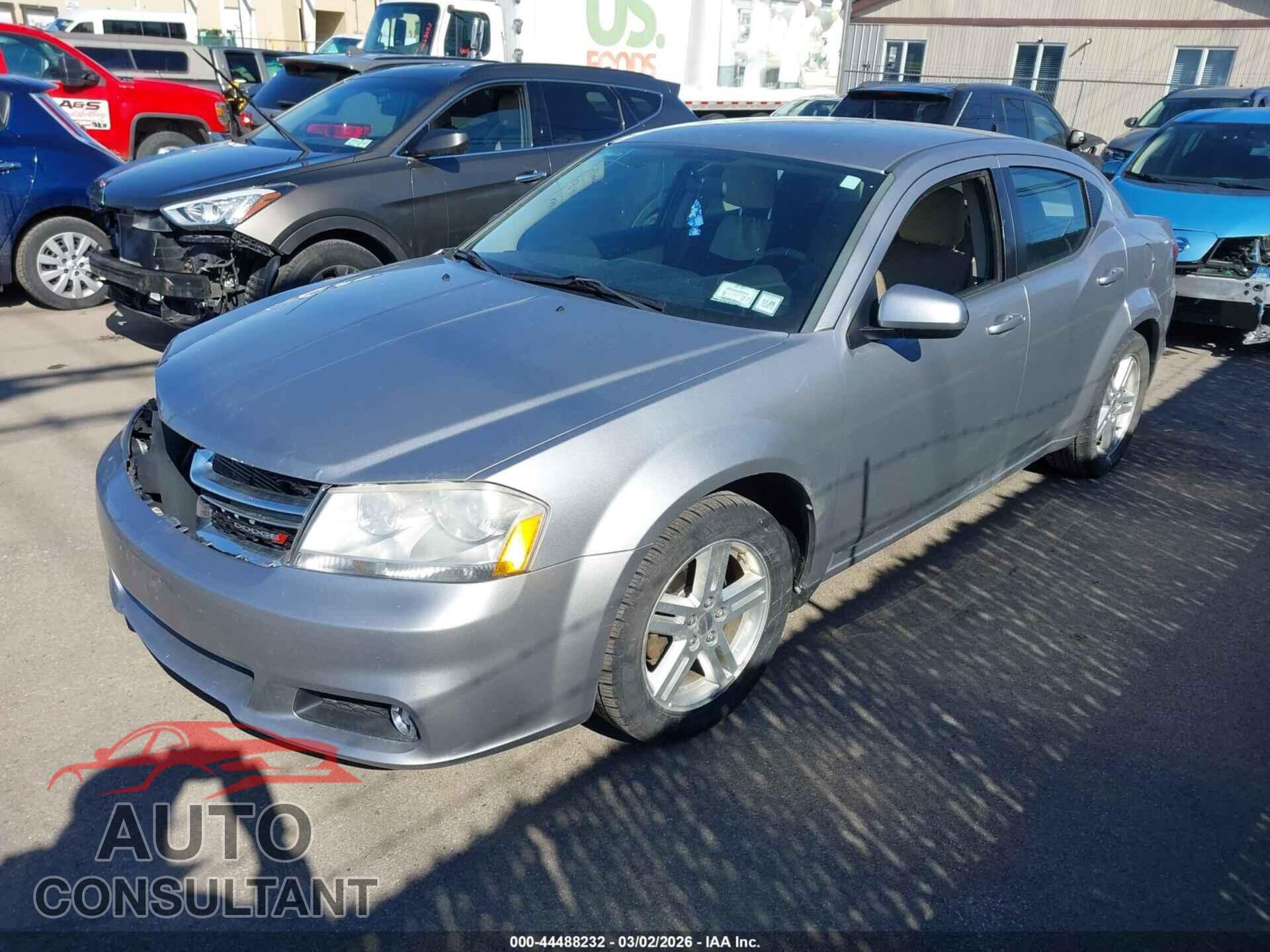 DODGE AVENGER 2013 - 1C3CDZCBXDN610942