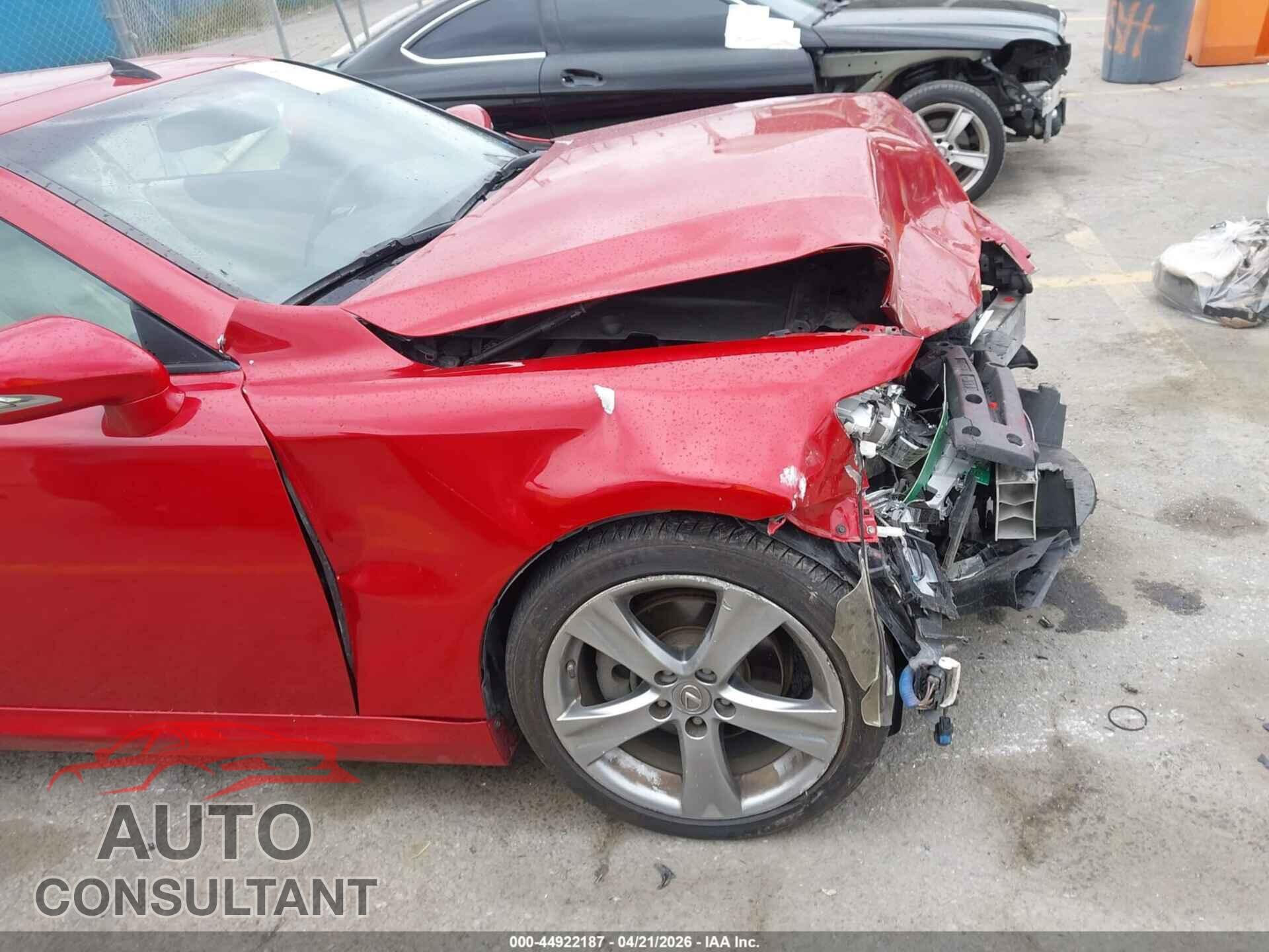 LEXUS IS 250C 2012 - JTHFF2C26C2525590