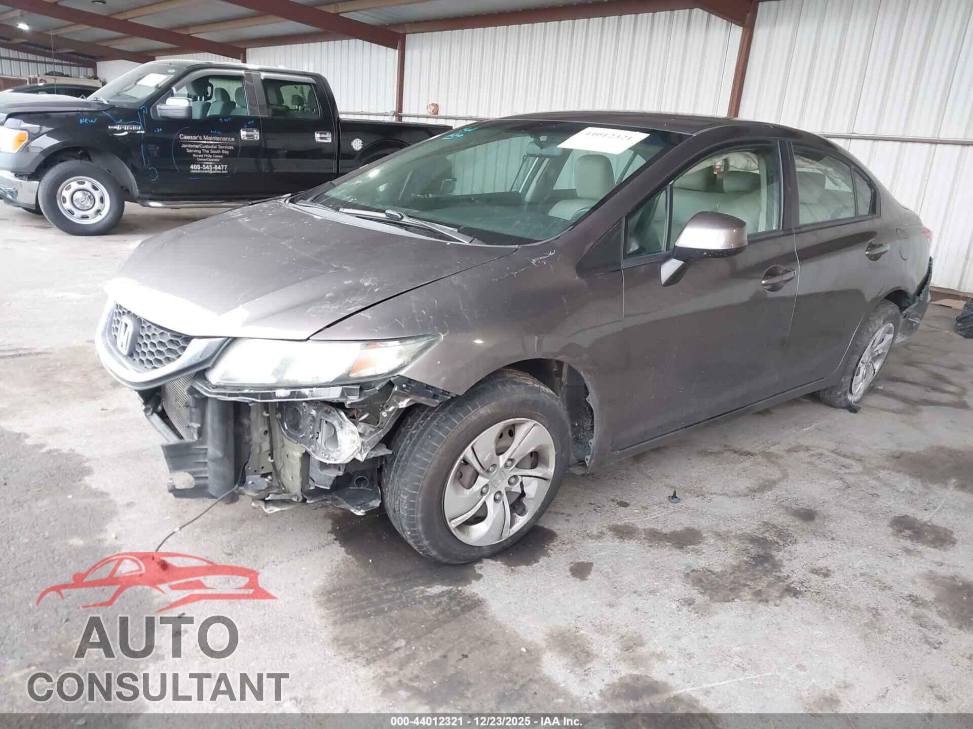 HONDA CIVIC 2013 - 19XFB2F58DE203282