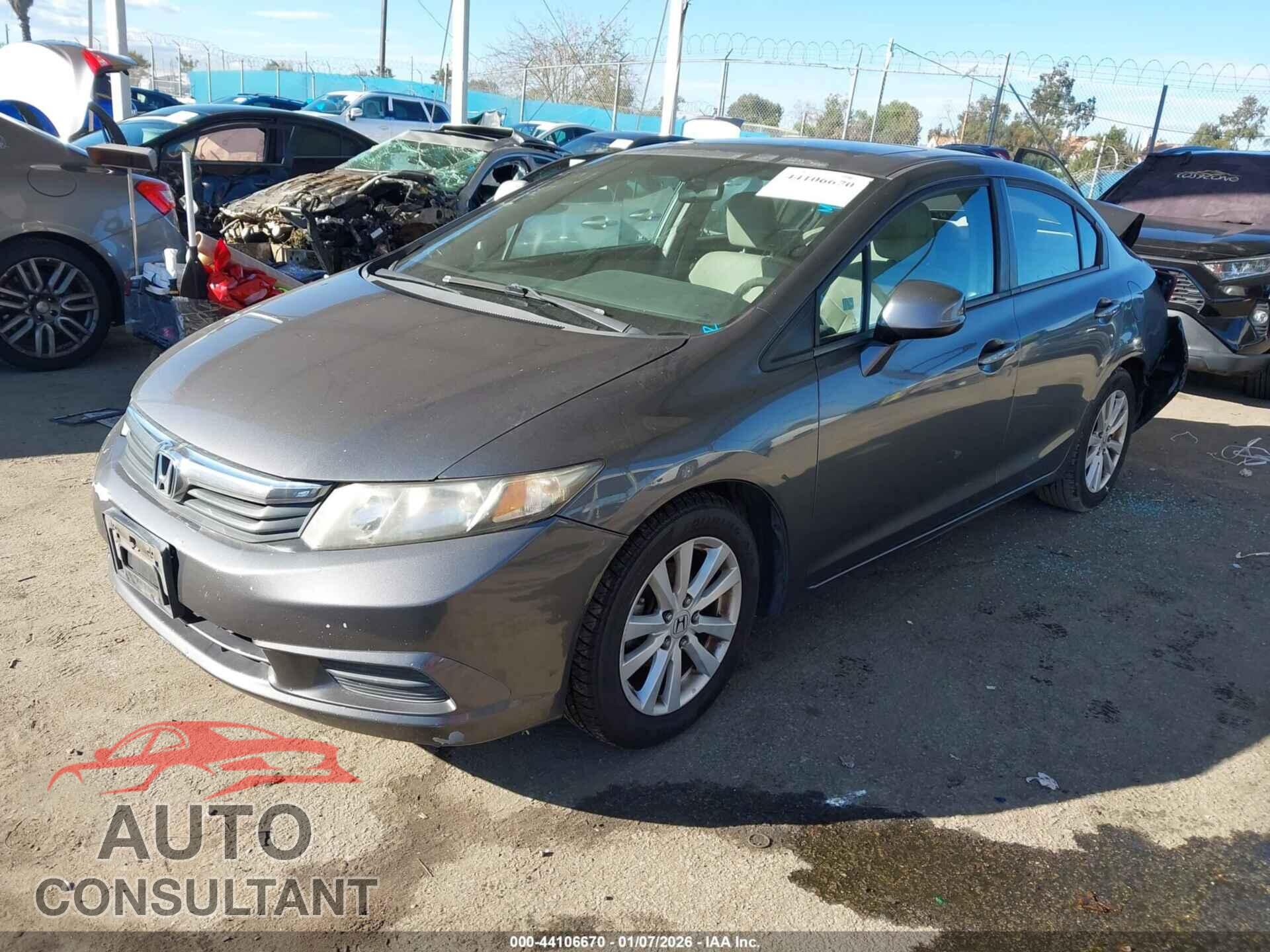 HONDA CIVIC 2012 - 19XFB2F83CE359531