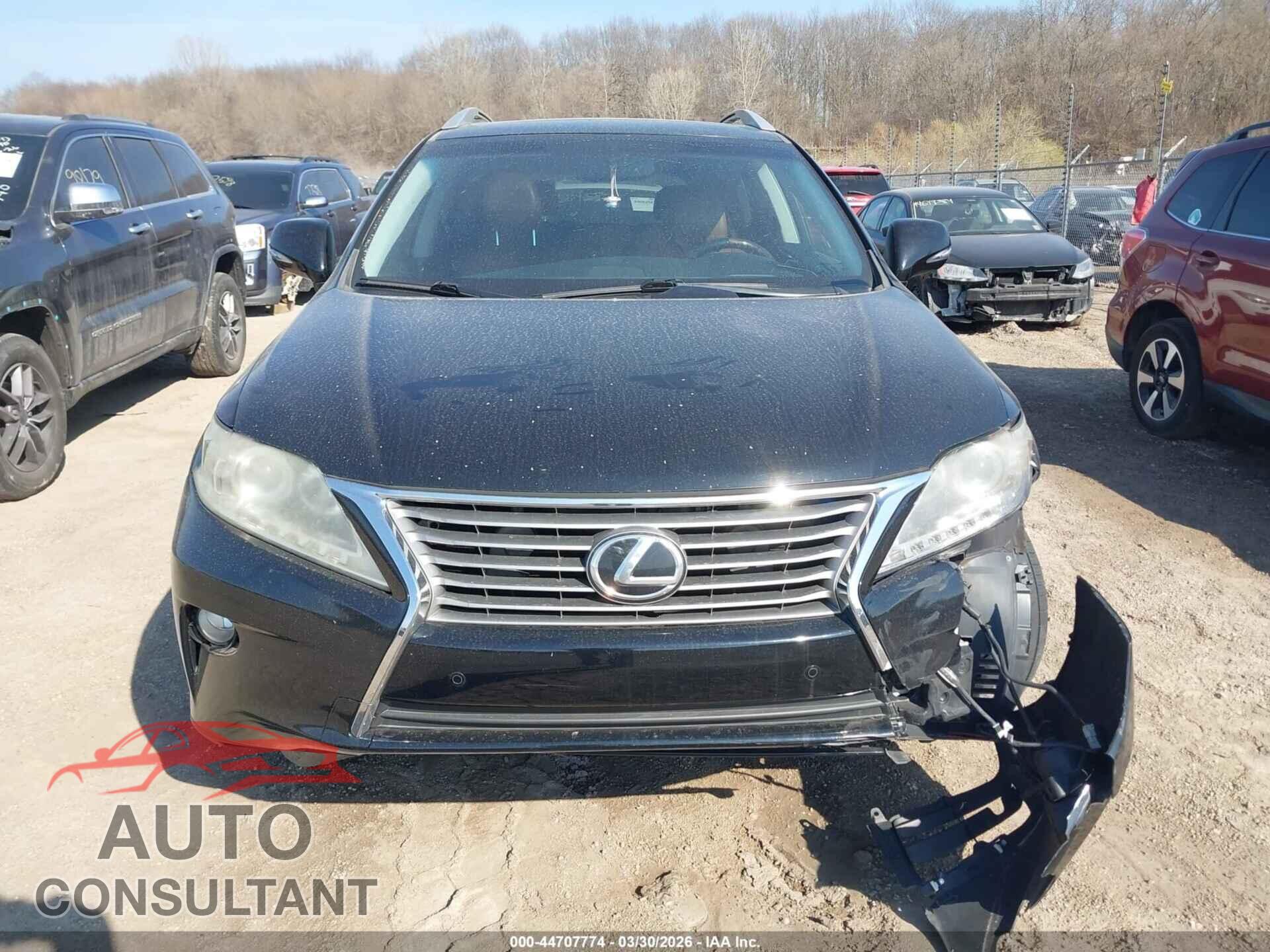LEXUS RX 350 2013 - 2T2BK1BA8DC169401