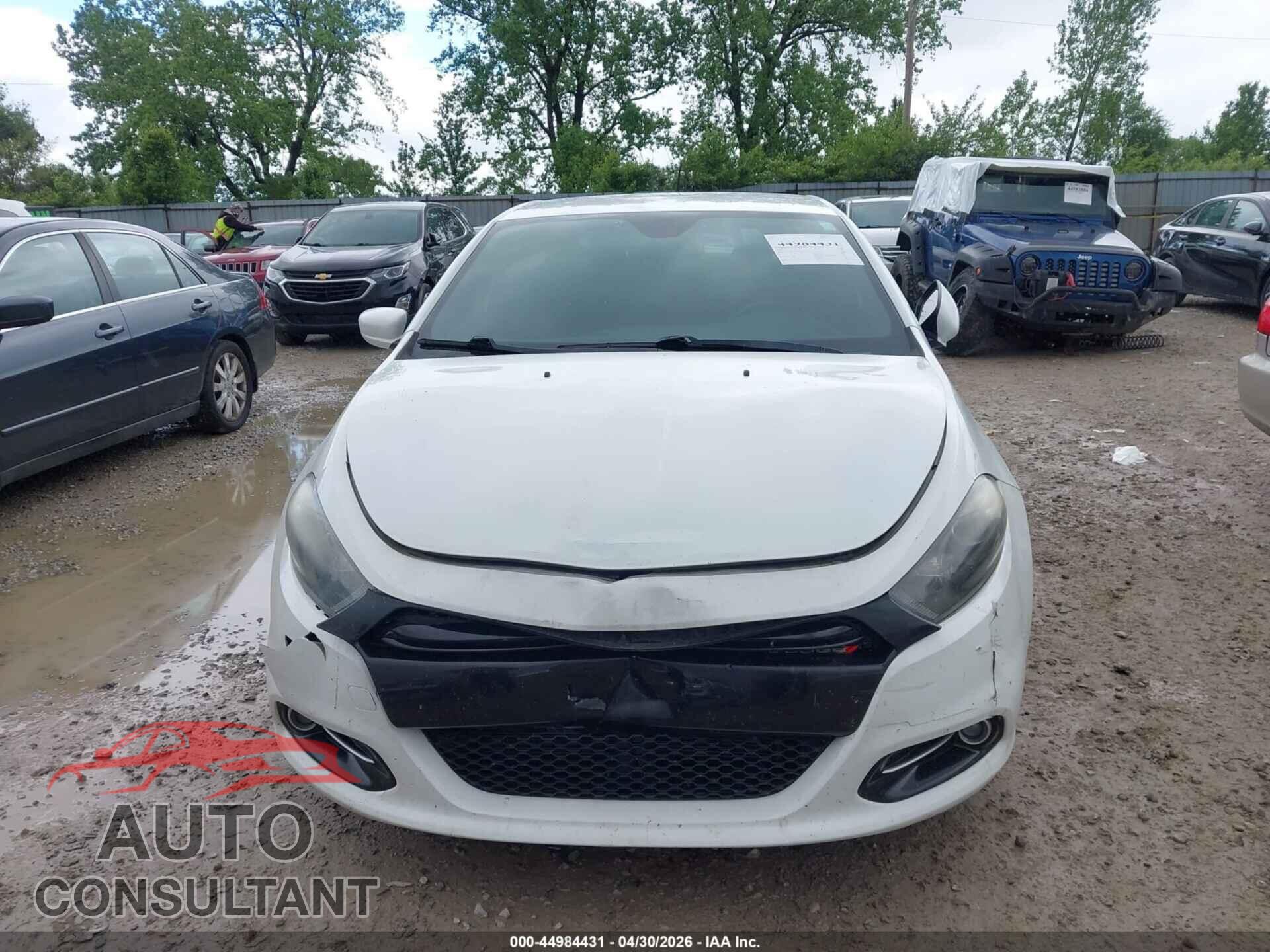 DODGE DART 2015 - 1C3CDFBBXFD141473