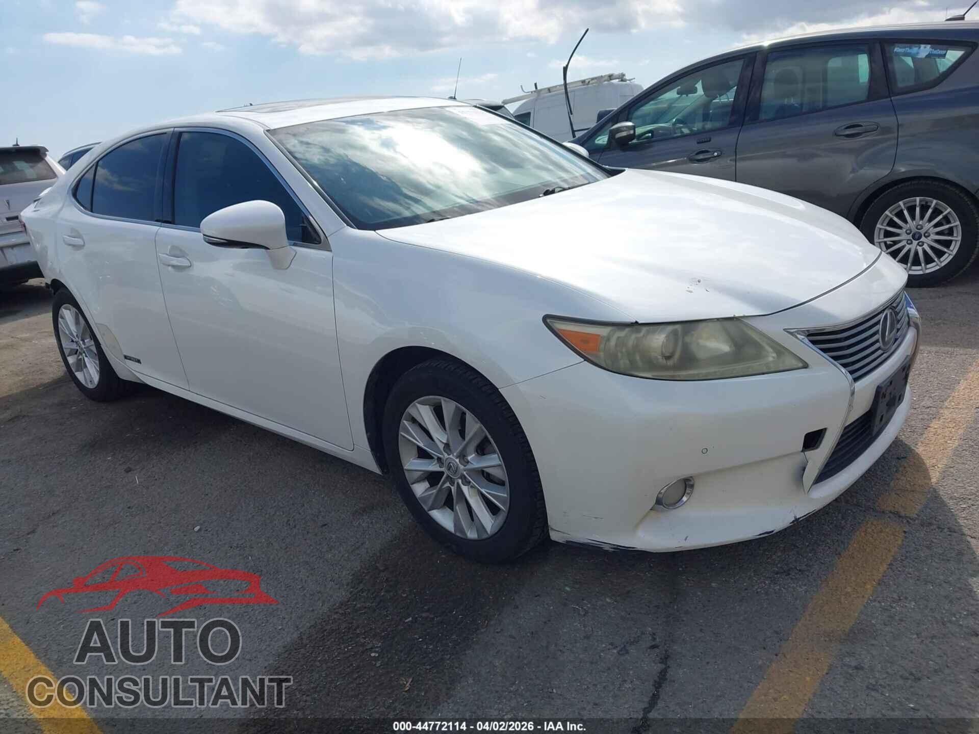 LEXUS ES 300H 2013 - JTHBW1GG3D2015083