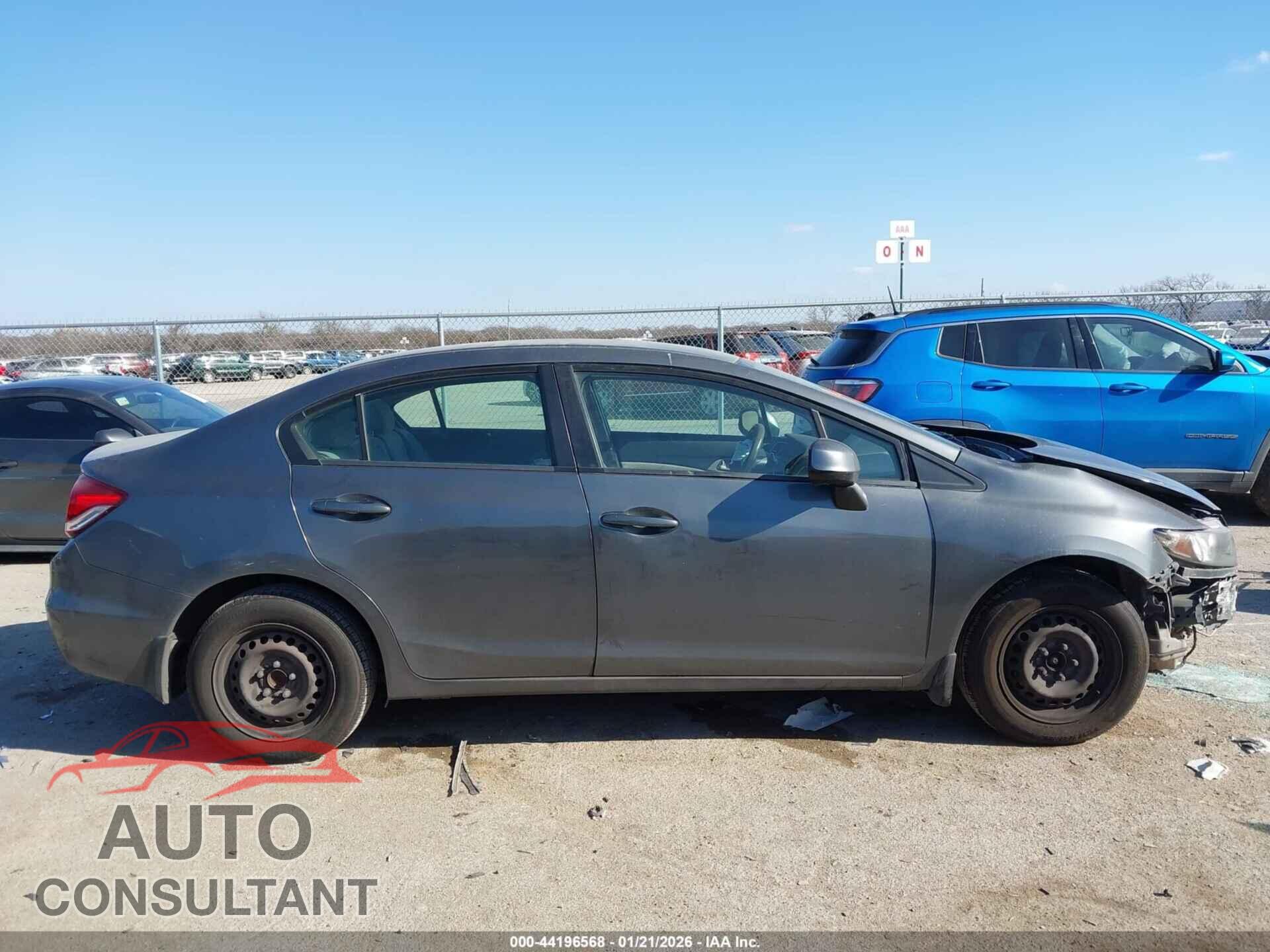 HONDA CIVIC 2013 - 19XFB2F59DE059757