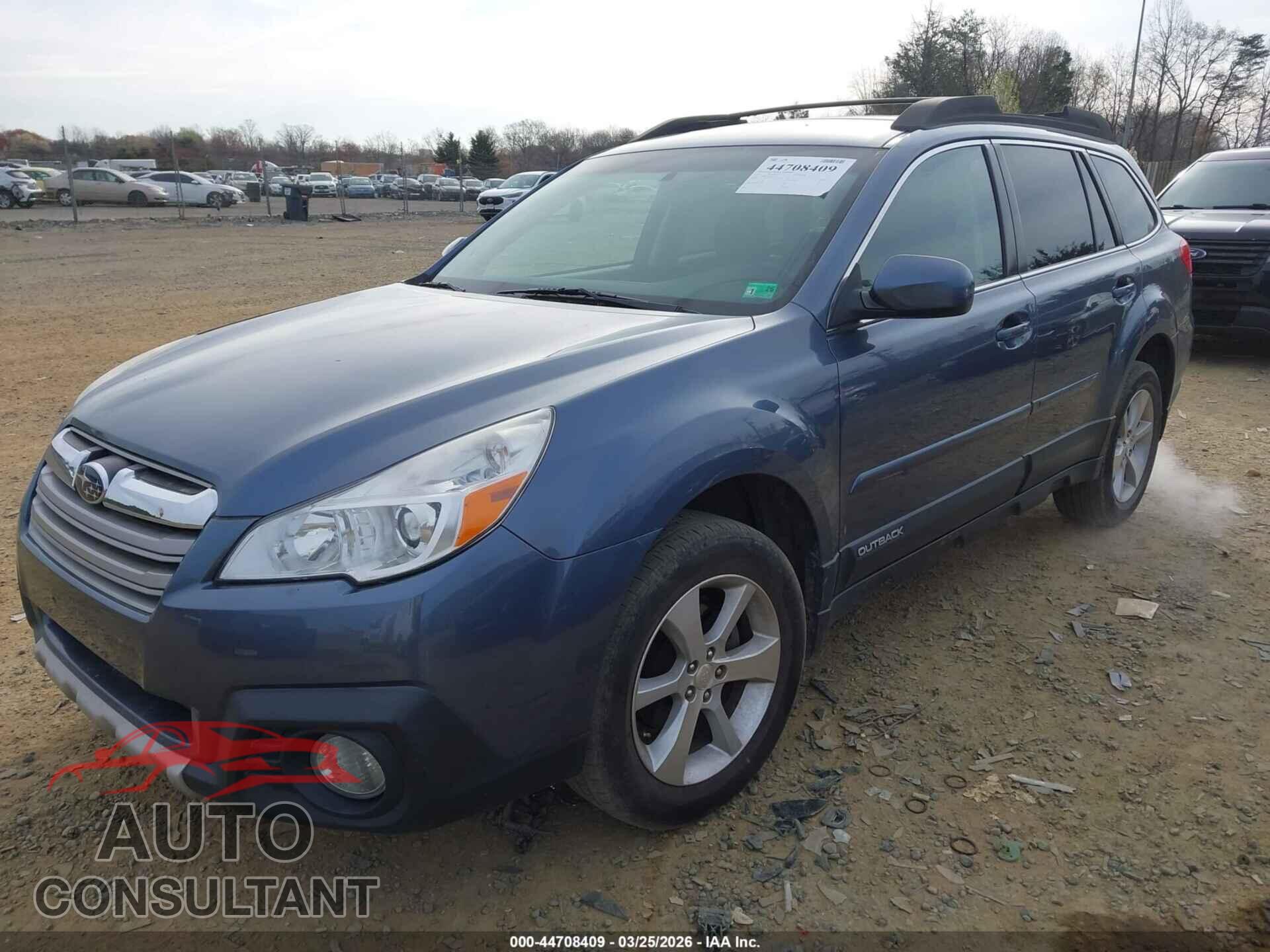 SUBARU OUTBACK 2013 - 4S4BRBLC2D3276065