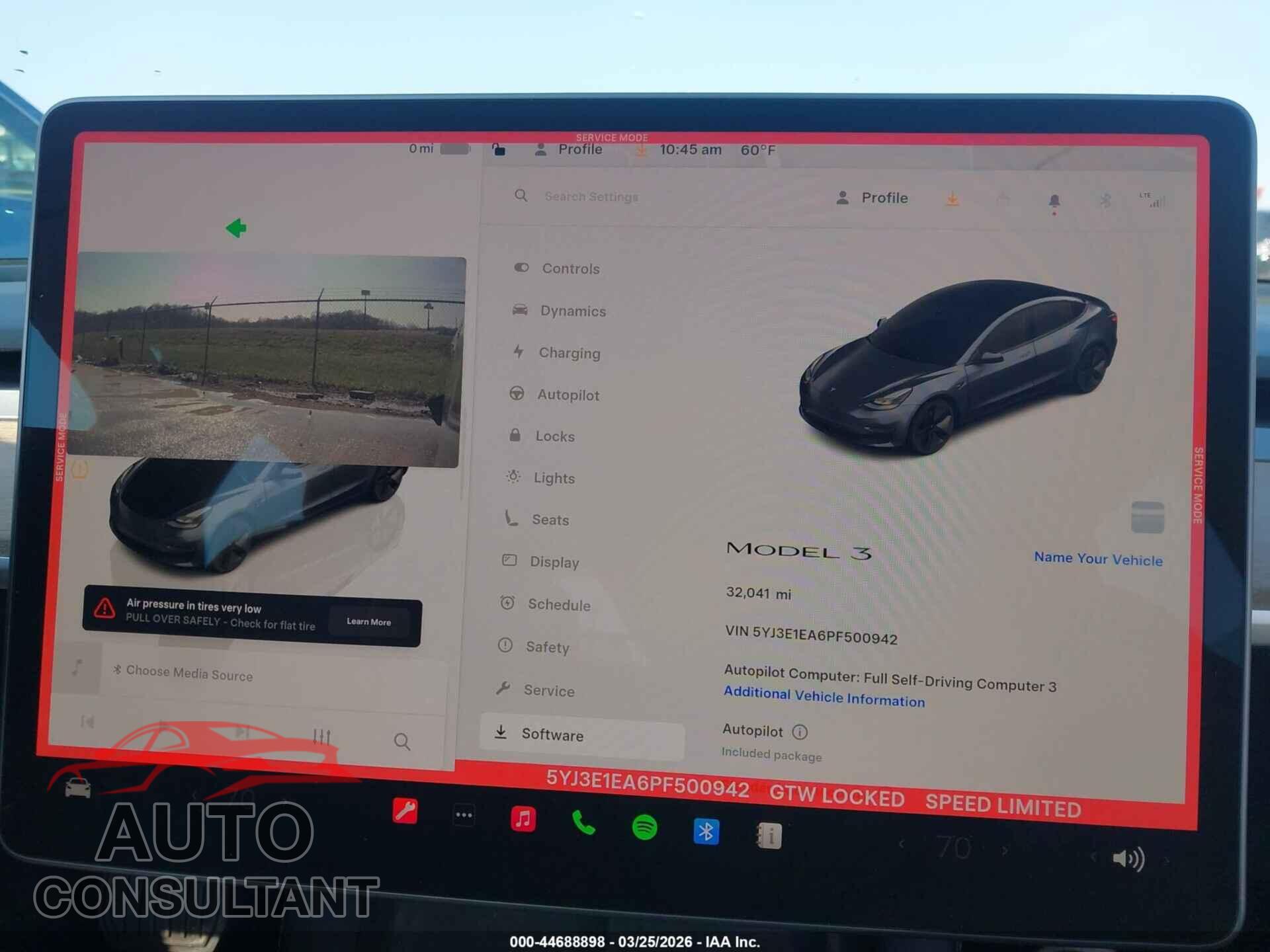 TESLA MODEL 3 2023 - 5YJ3E1EA6PF500942