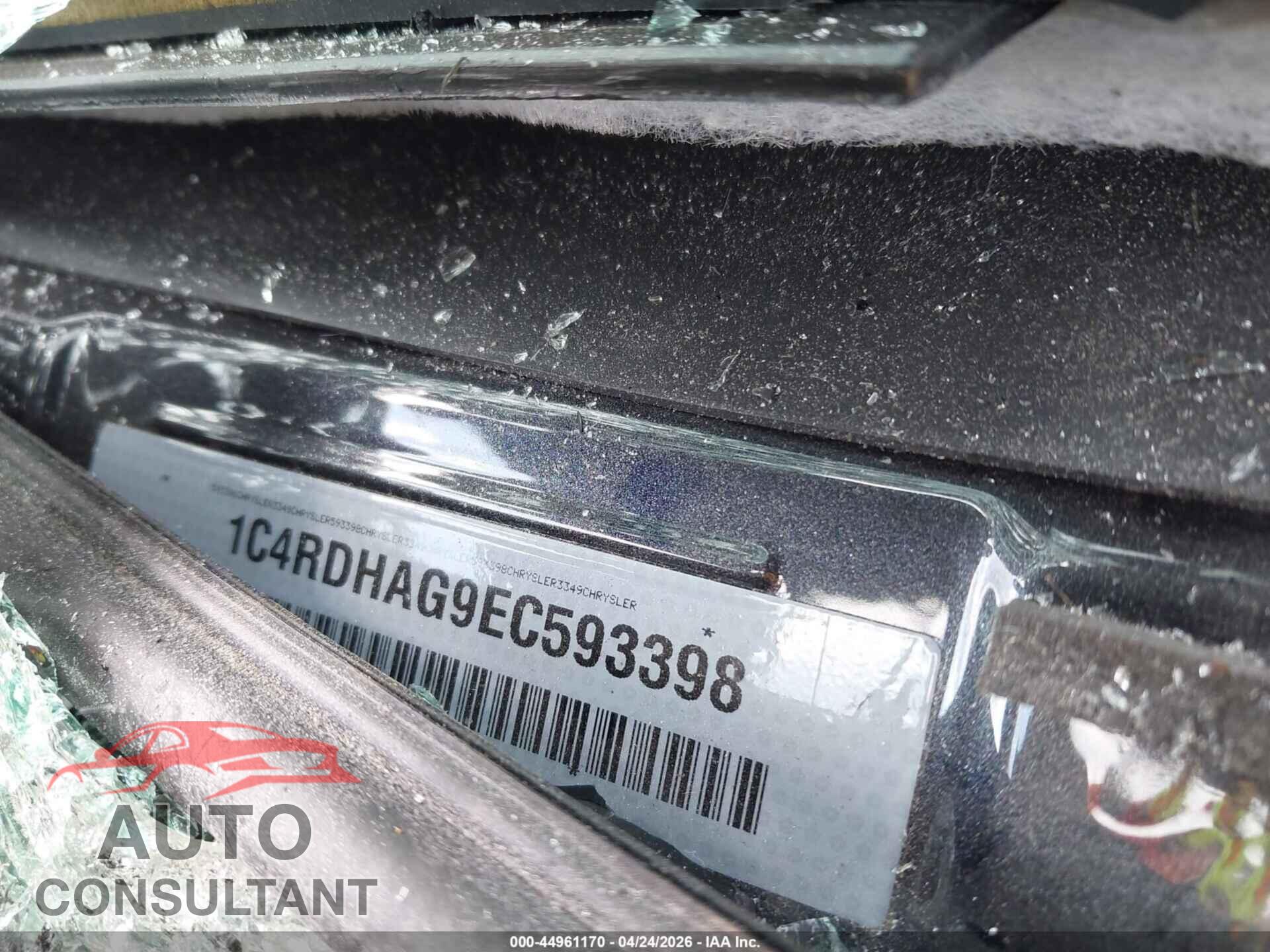 DODGE DURANGO 2014 - 1C4RDHAG9EC593398