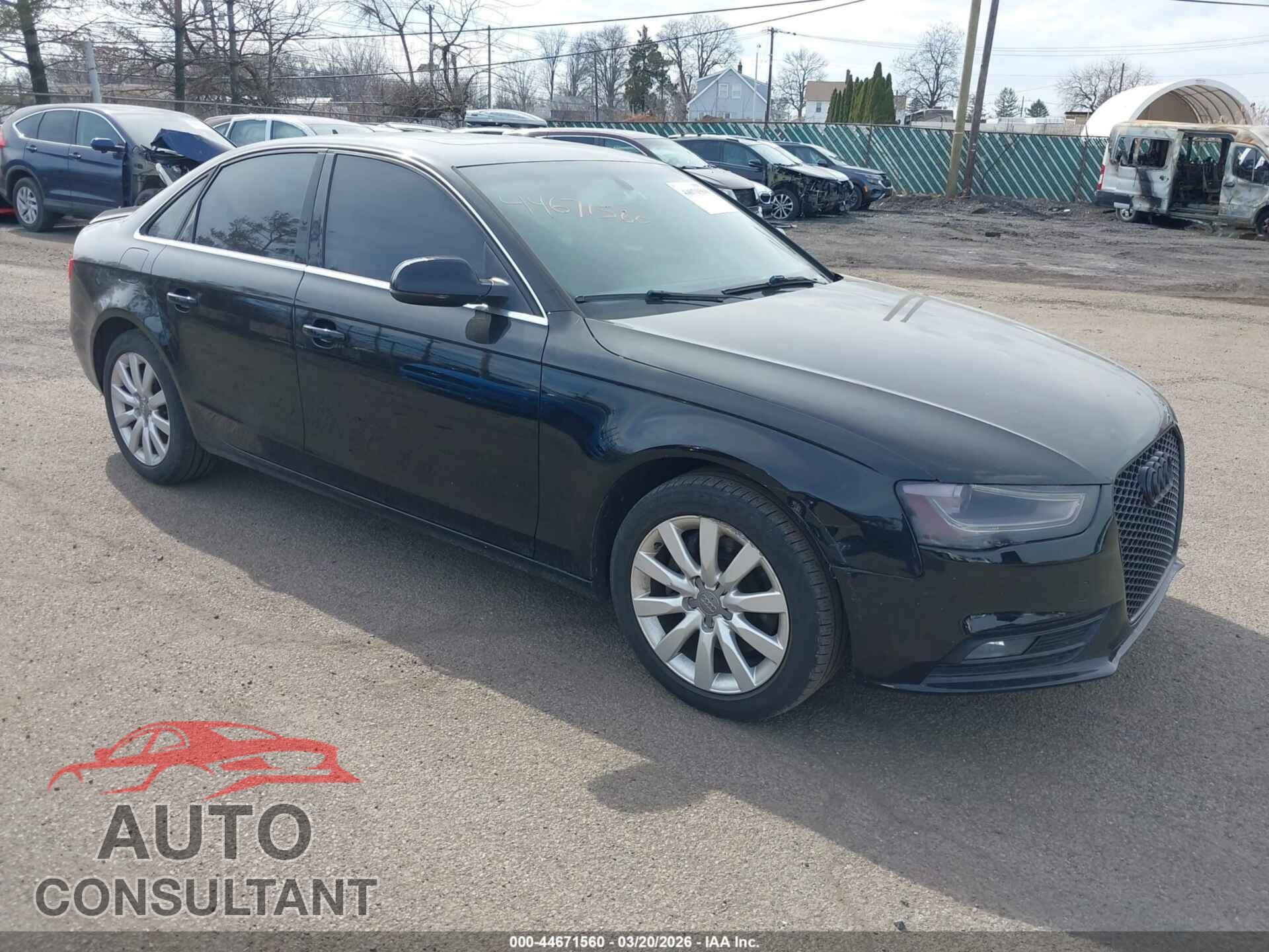 AUDI A4 2013 - WAUBFAFL2DN032209