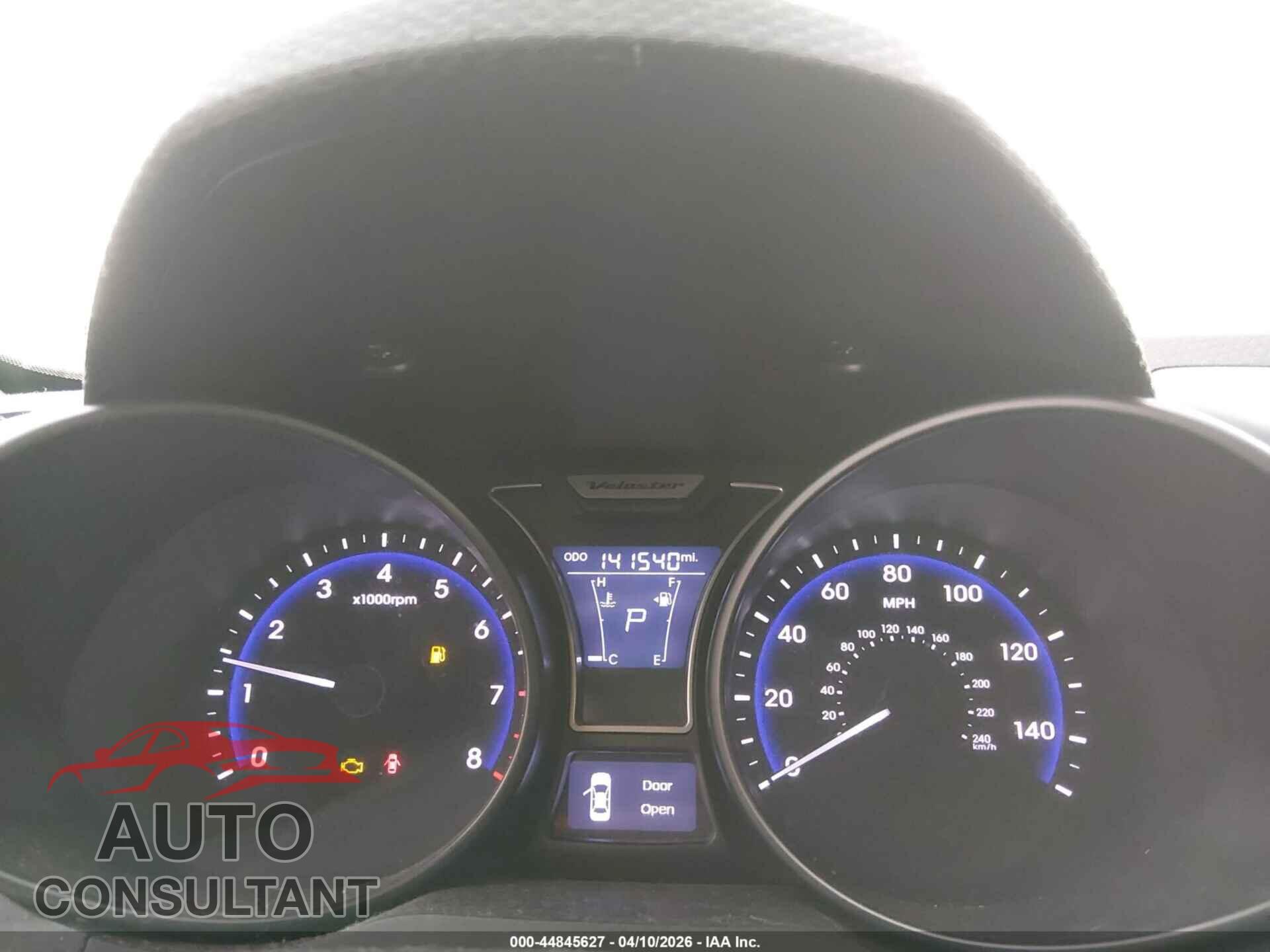 HYUNDAI VELOSTER 2014 - KMHTC6AEXEU203460