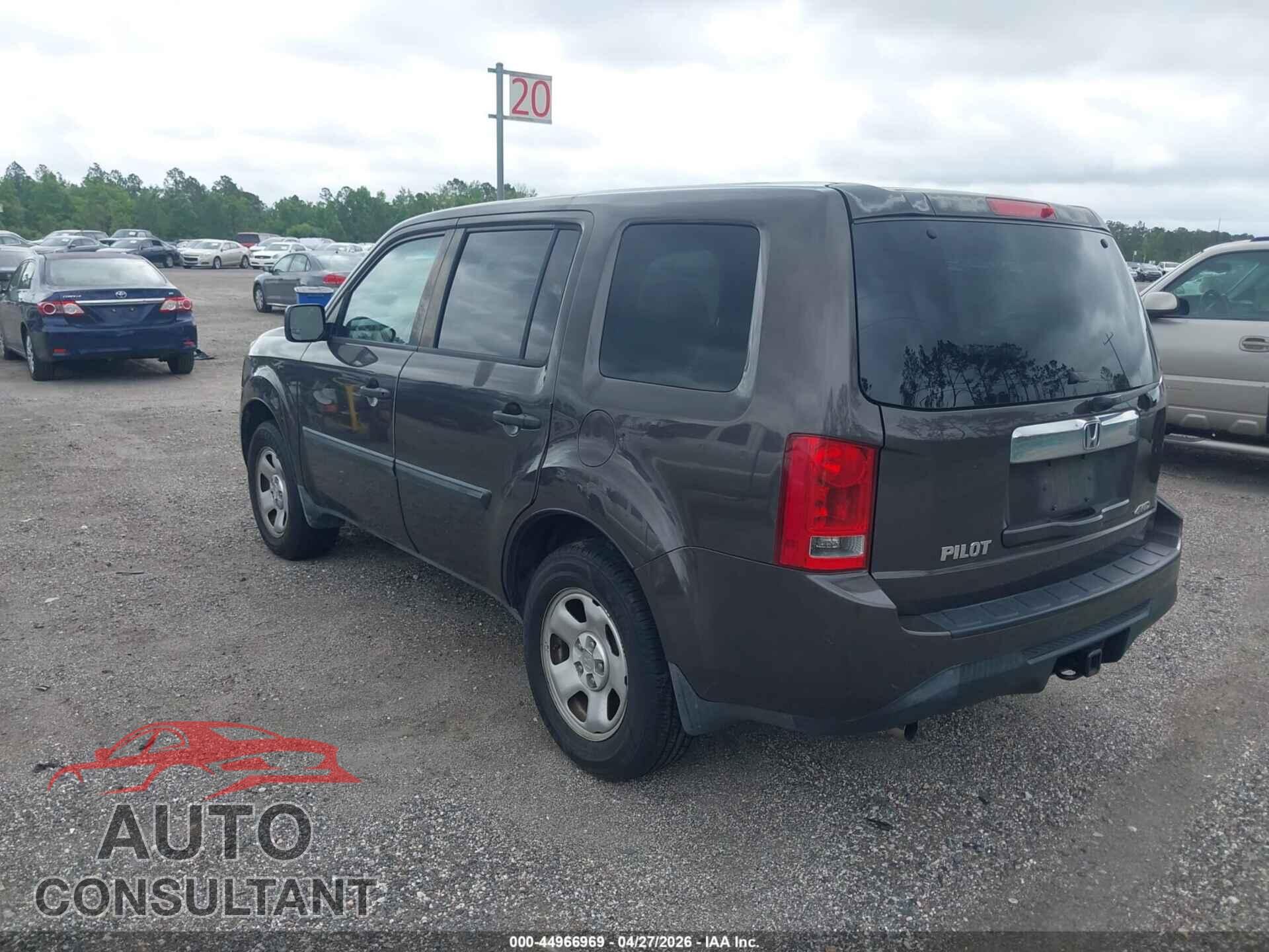 HONDA PILOT 2012 - 5FNYF4H20CB007616