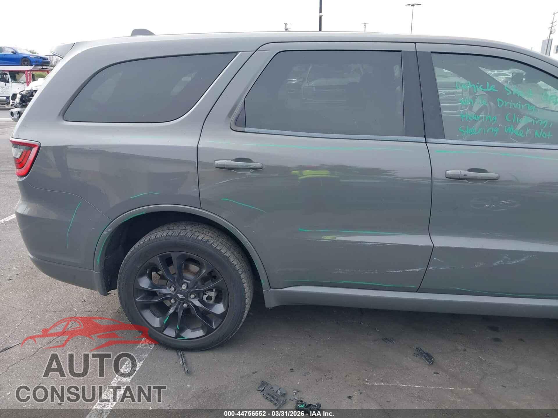 DODGE DURANGO 2021 - 1C4RDJDG5MC852843
