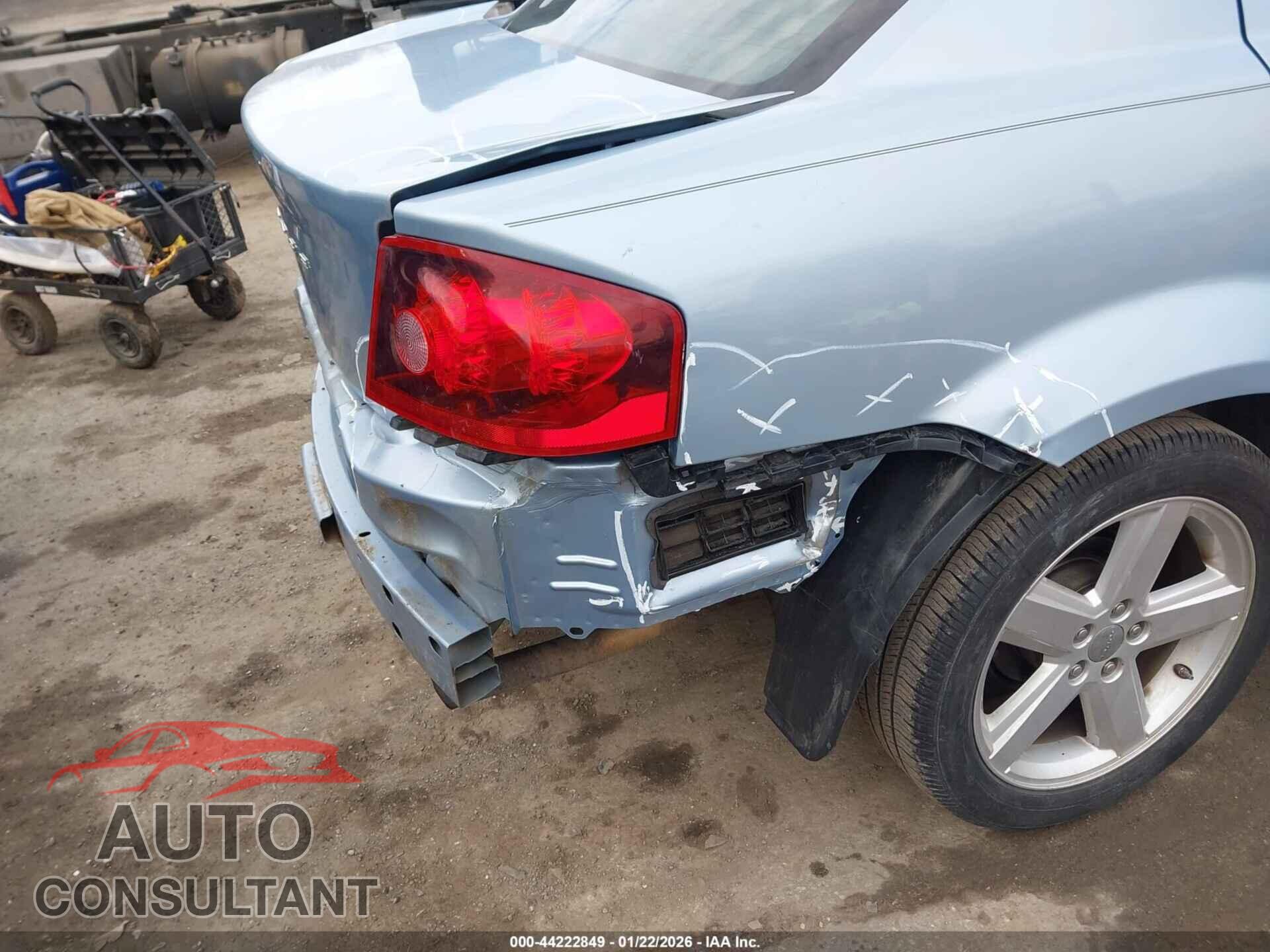DODGE AVENGER 2013 - 1C3CDZAB8DN662248